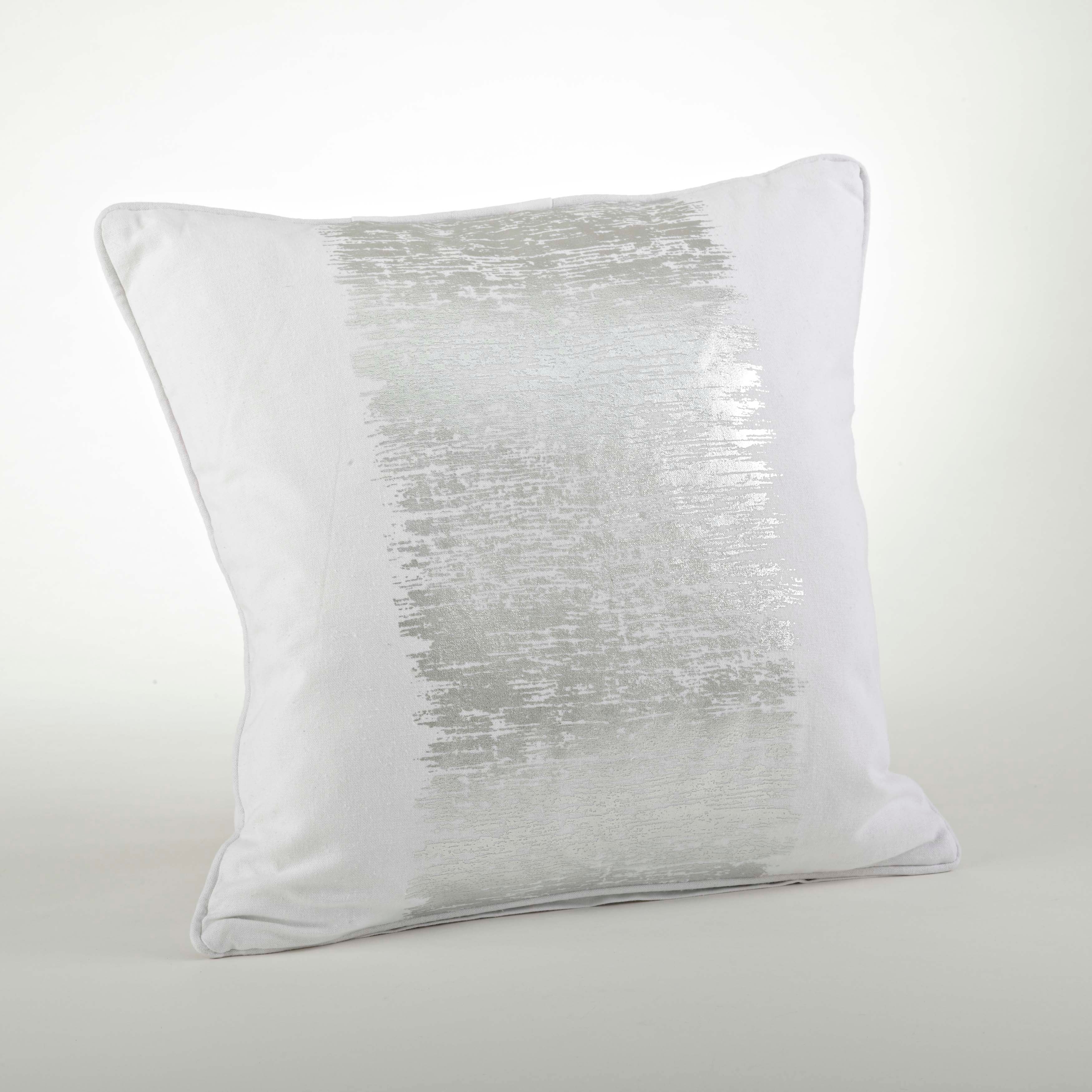 Metallic Banded Design Throw Pillow - Image 8