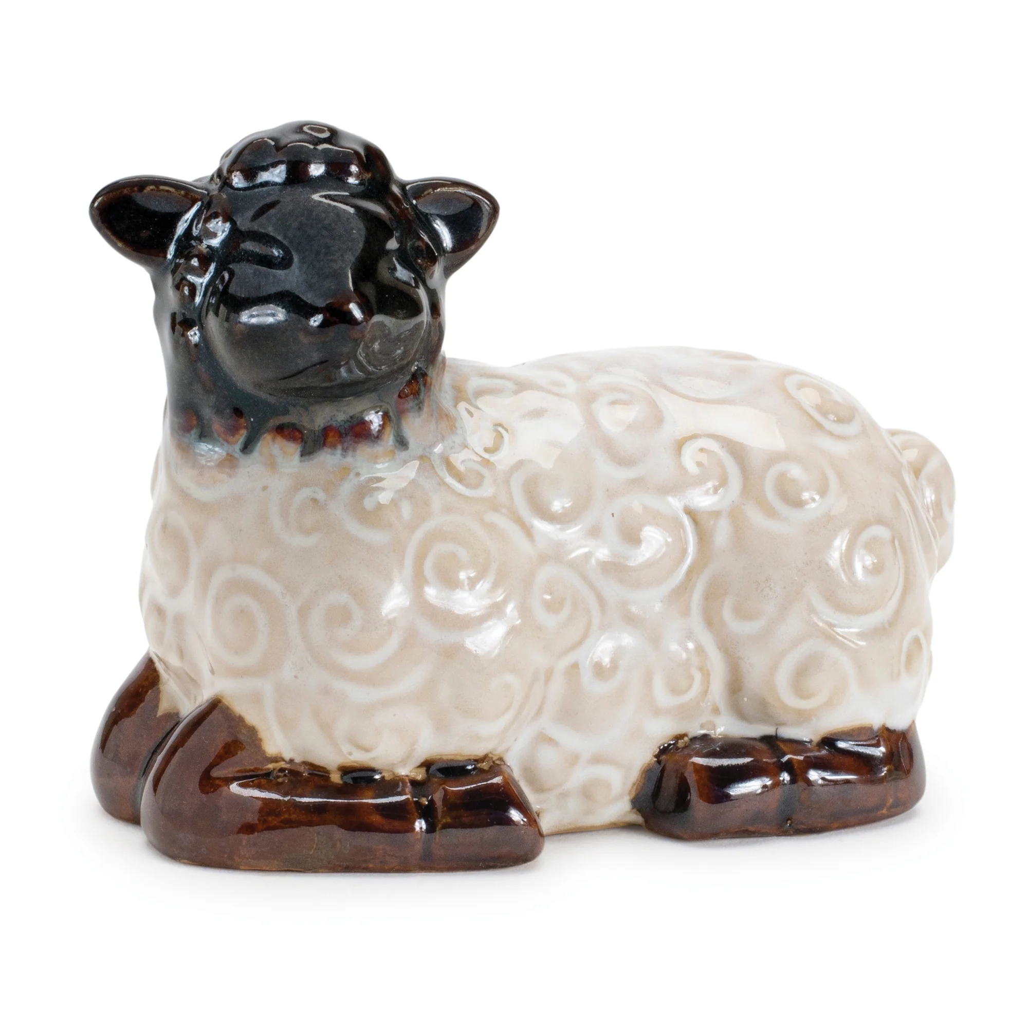 Mini Sheep Figurine, Set of 6 - Image 4