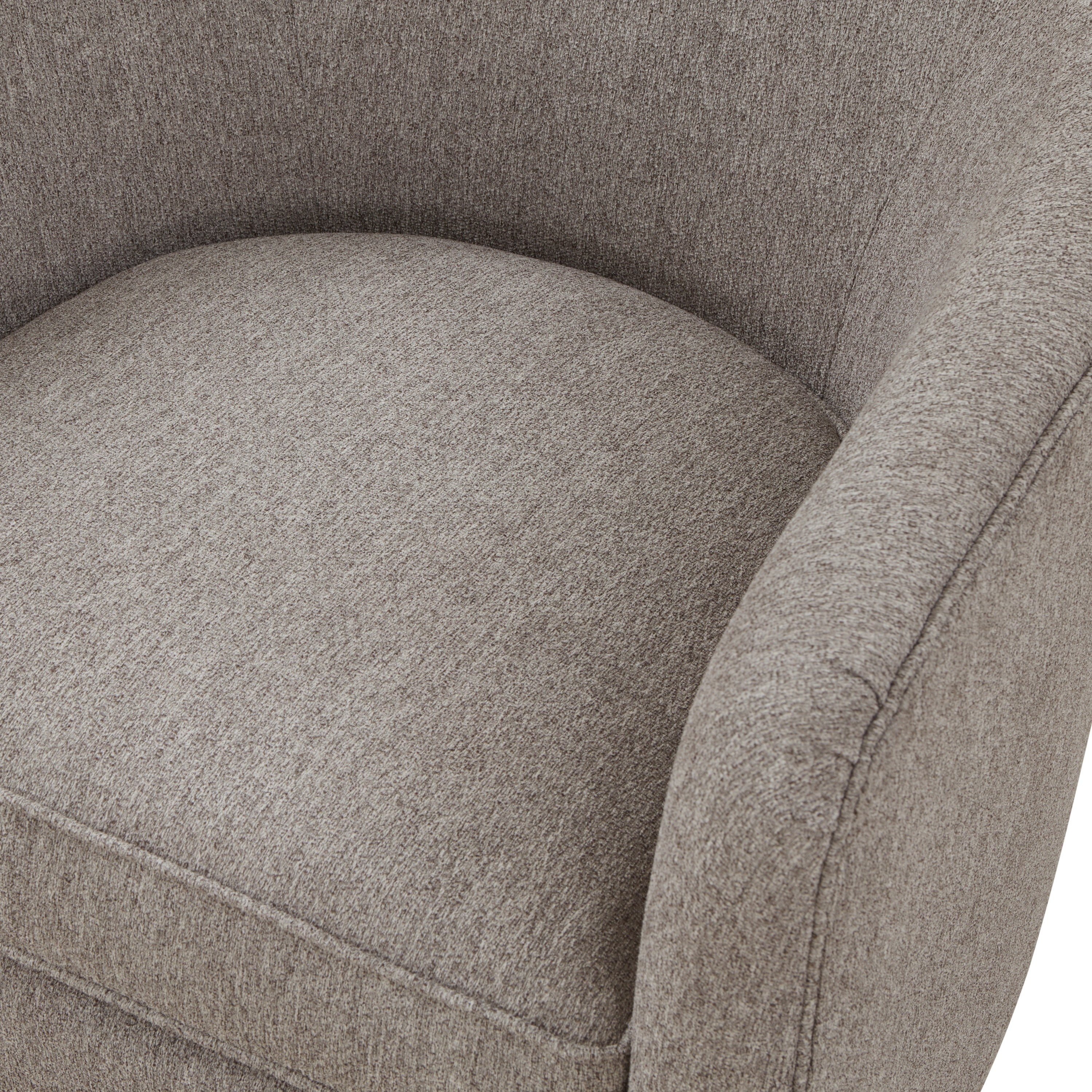 Miramar Swivel Club Accent Chair with Wood Base - Image 22