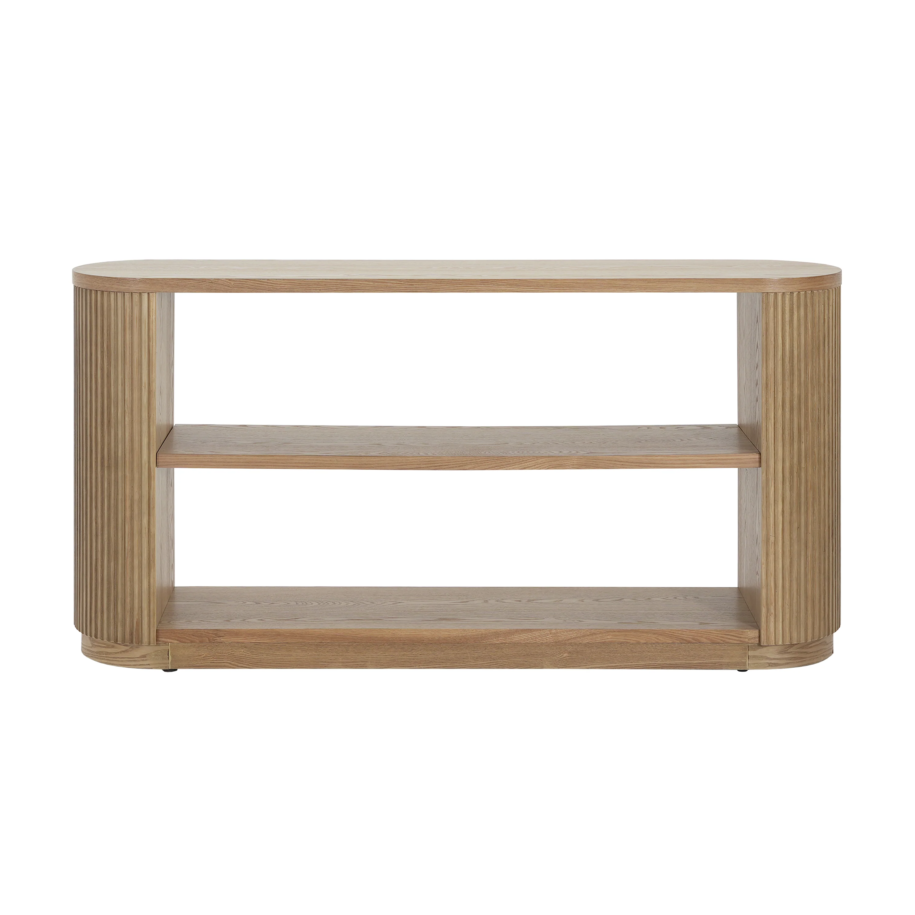 Modern Entryway Console Table with Open Shelf - Image 37