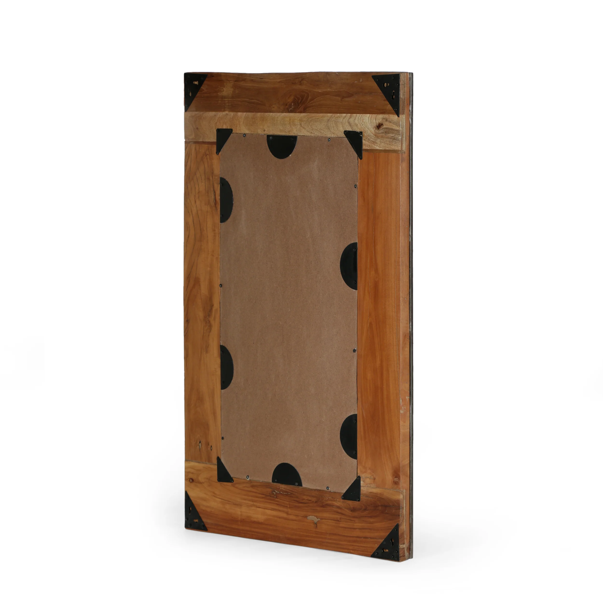Wood & Metal Frame Wall Mirror - Image 8