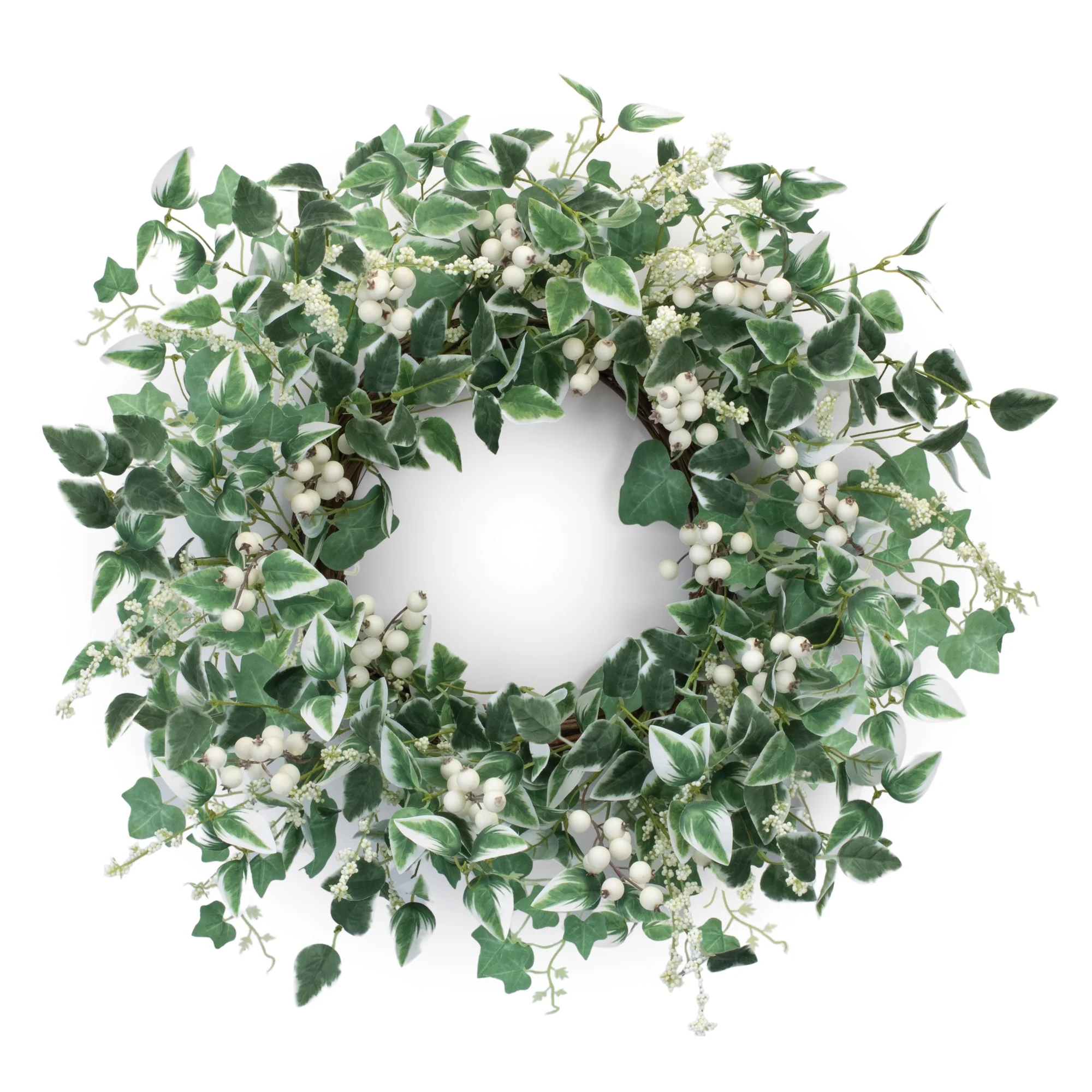 Mixed Foliage and Berry Wreath
