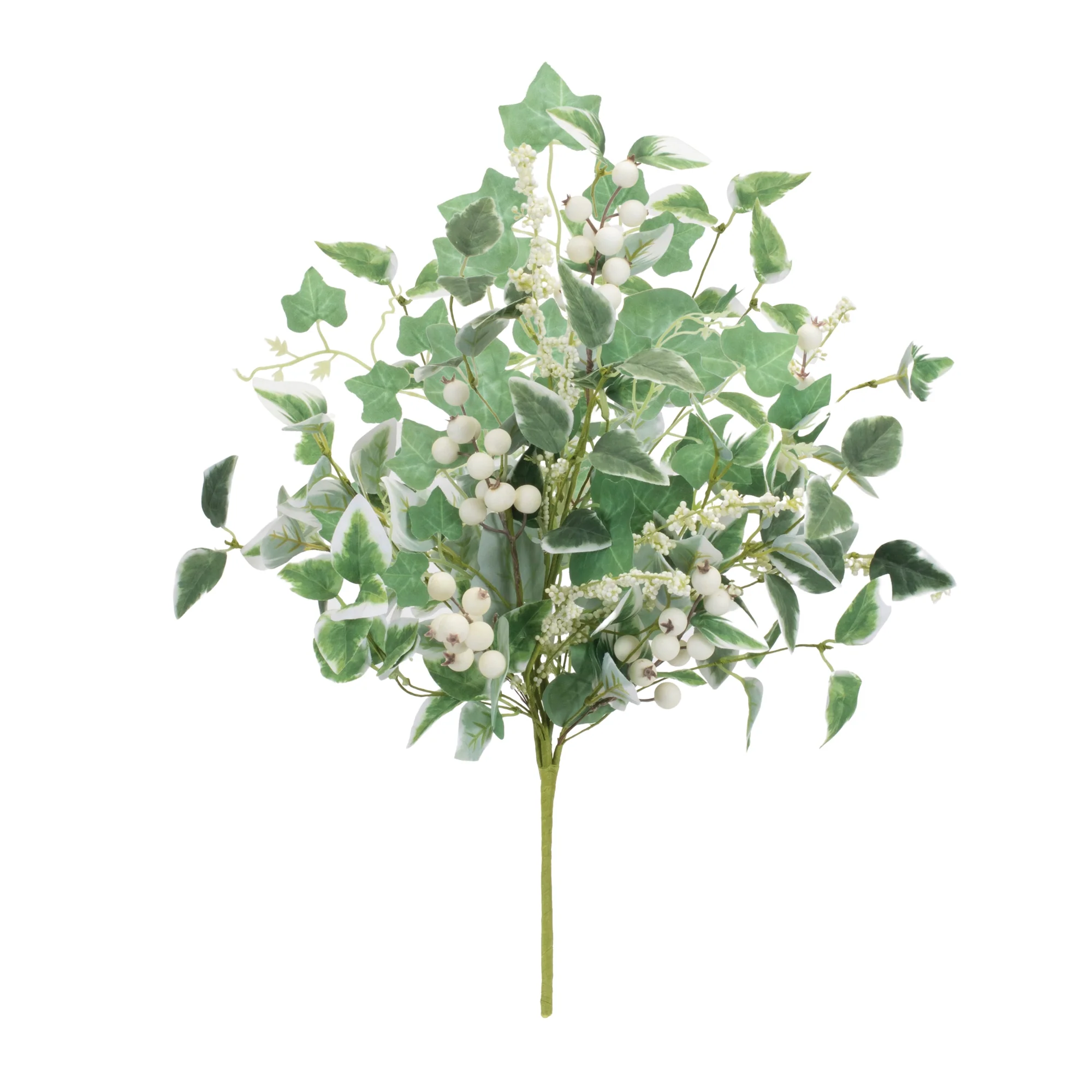 Mixed Ivy Foliage Berry Bush, Set of 2