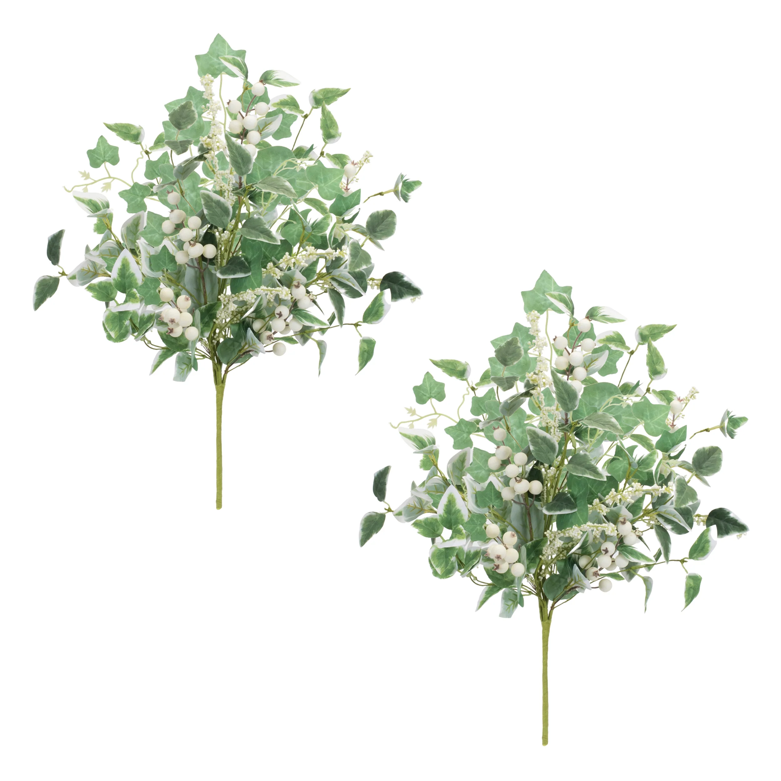 Mixed Ivy Foliage Berry Bush, Set of 2 - Image 2