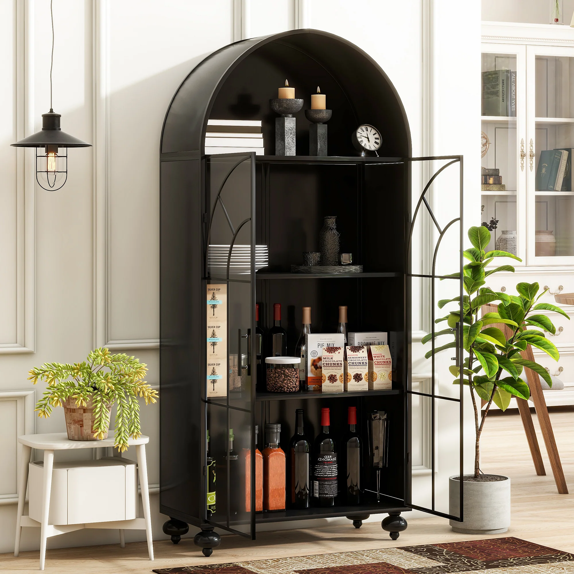Modern Arched Storage Cabinet - Image 4
