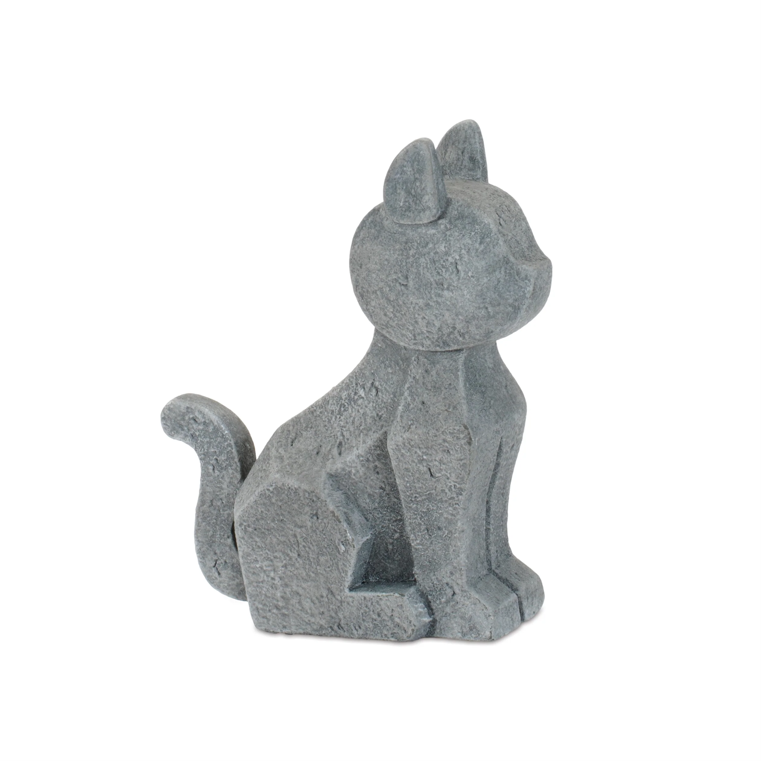 Modern Sitting Dog and Cat Figurine, Set of 4 - Image 2