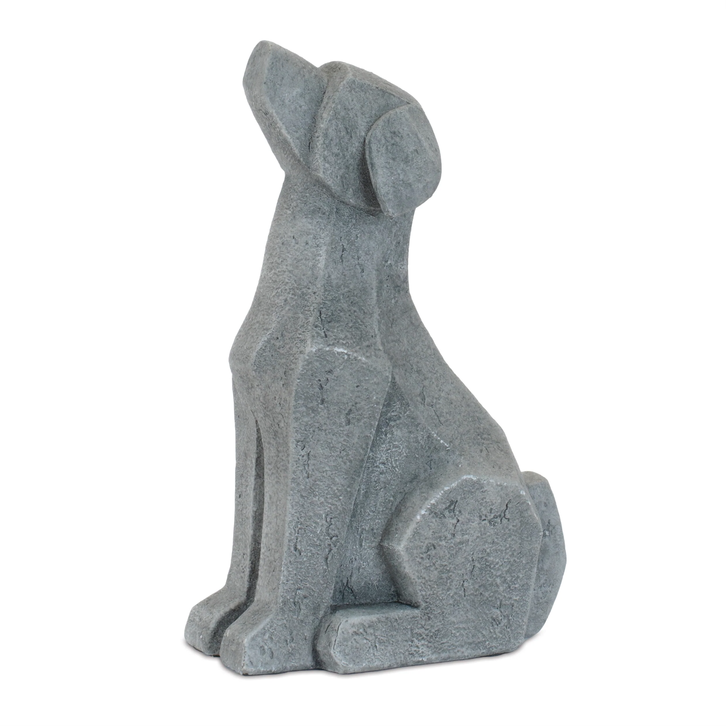 Modern Sitting Dog and Cat Figurine, Set of 4 - Image 3