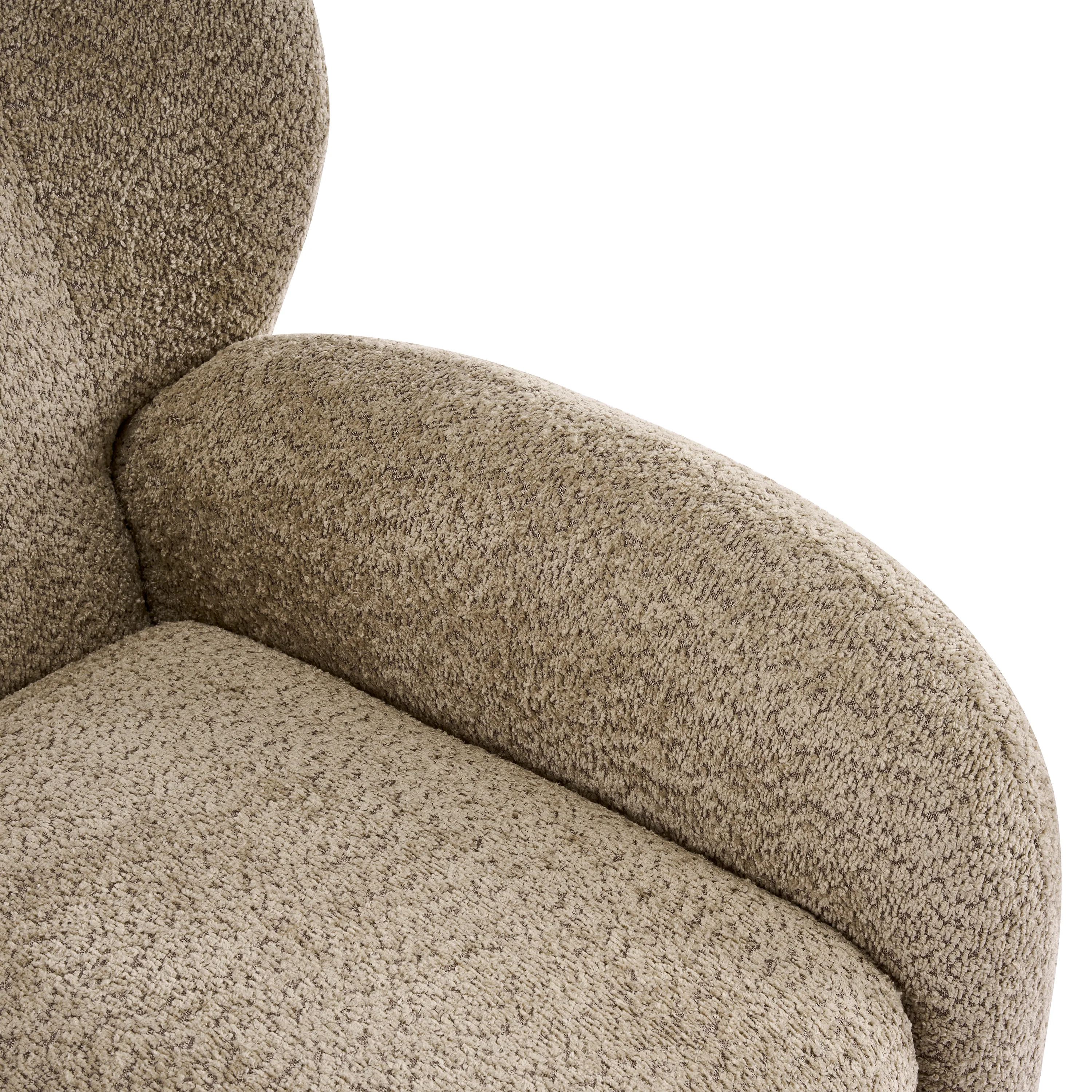 Modern Wingback Club Accent Chair with Round Feet - Image 23
