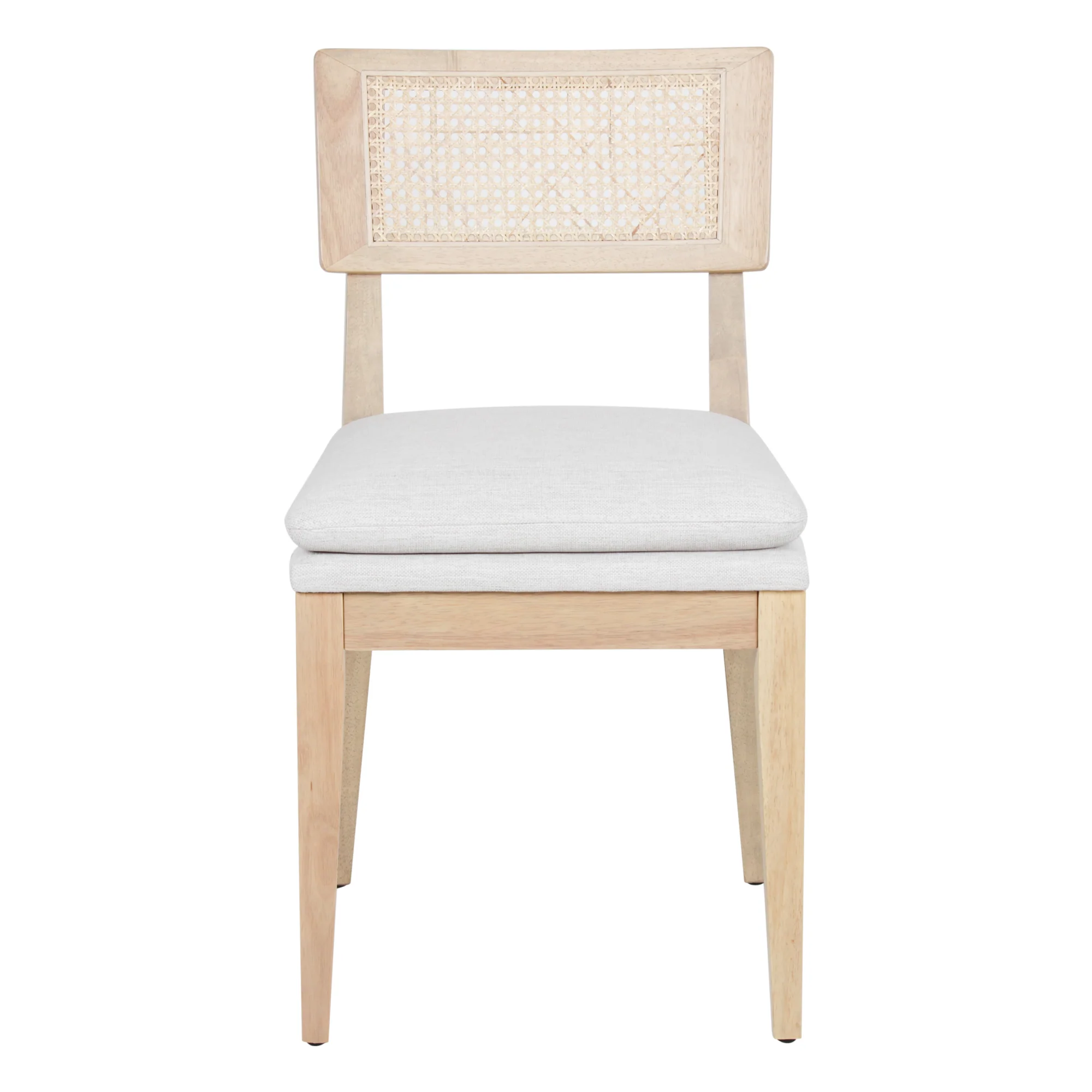 Monroe Cane Back Dining Chair Natural, Set of 2 - Image 6