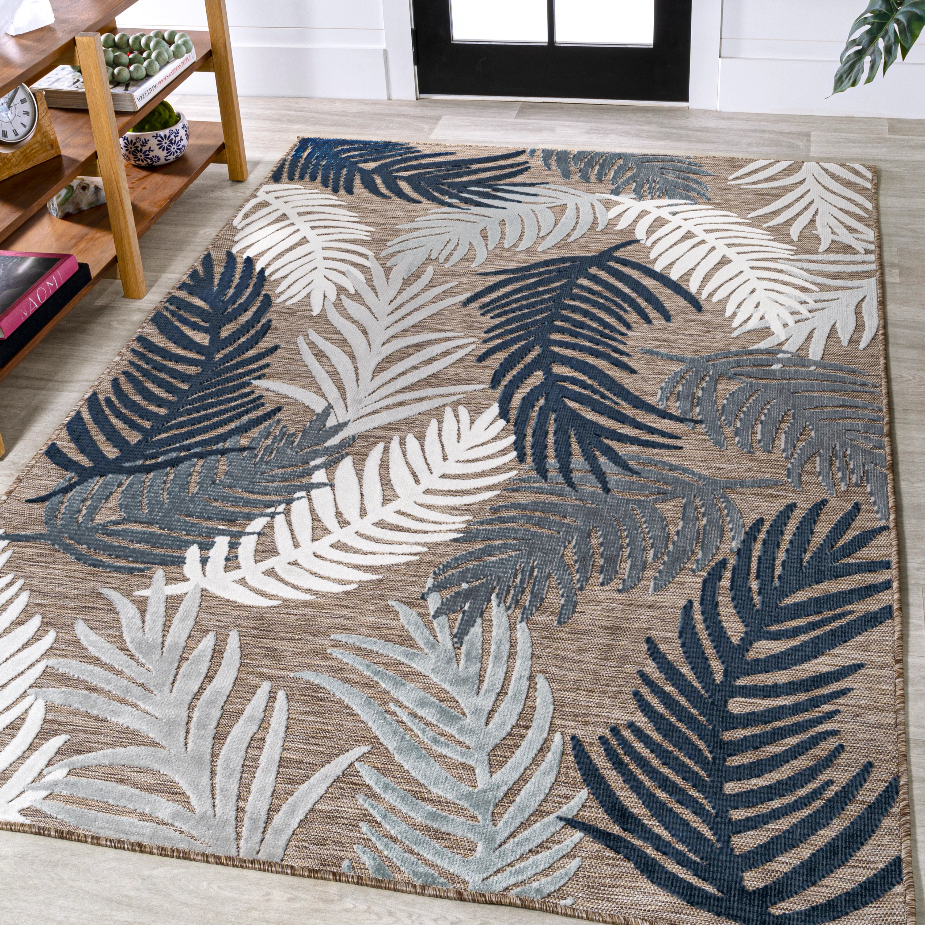 Montego High-Low Tropical Palm Indoor/Outdoor Area Rug - Image 10