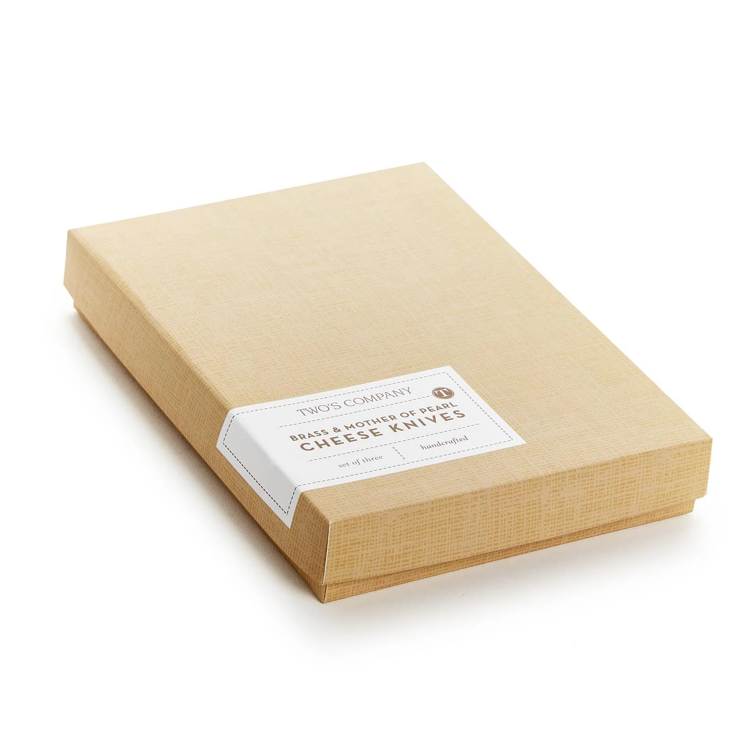 Mother of Pearl Cheese Knives in Gift Box, Set of 3 - Image 3