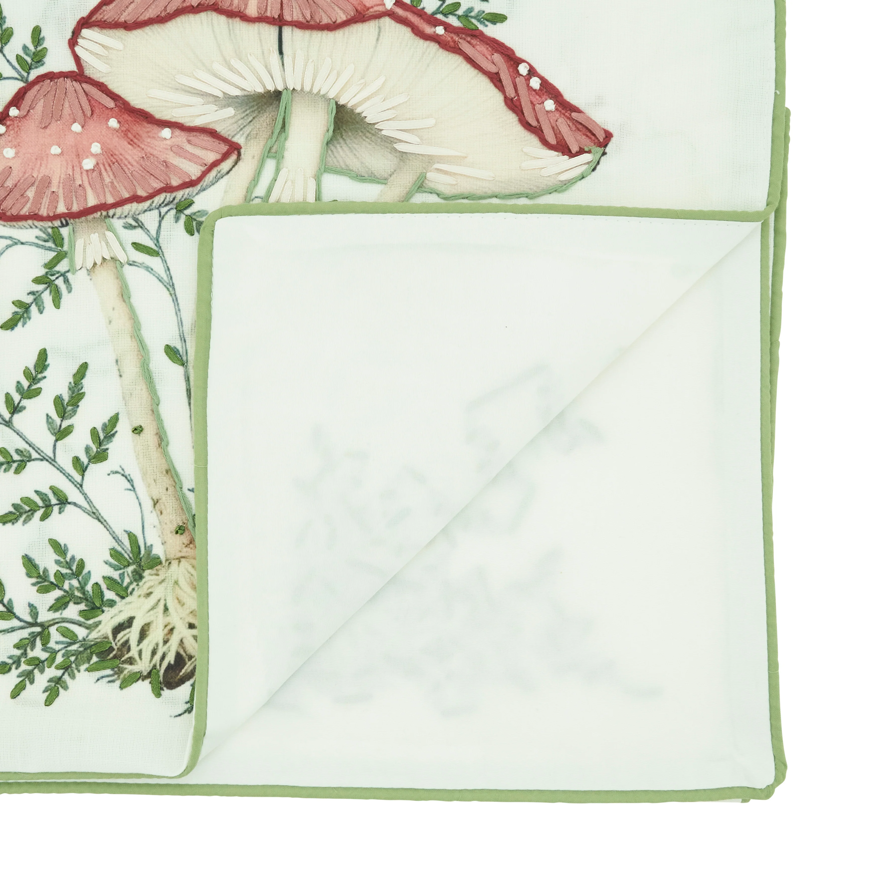 Mushroom Embroidered Table Runner - Image 2