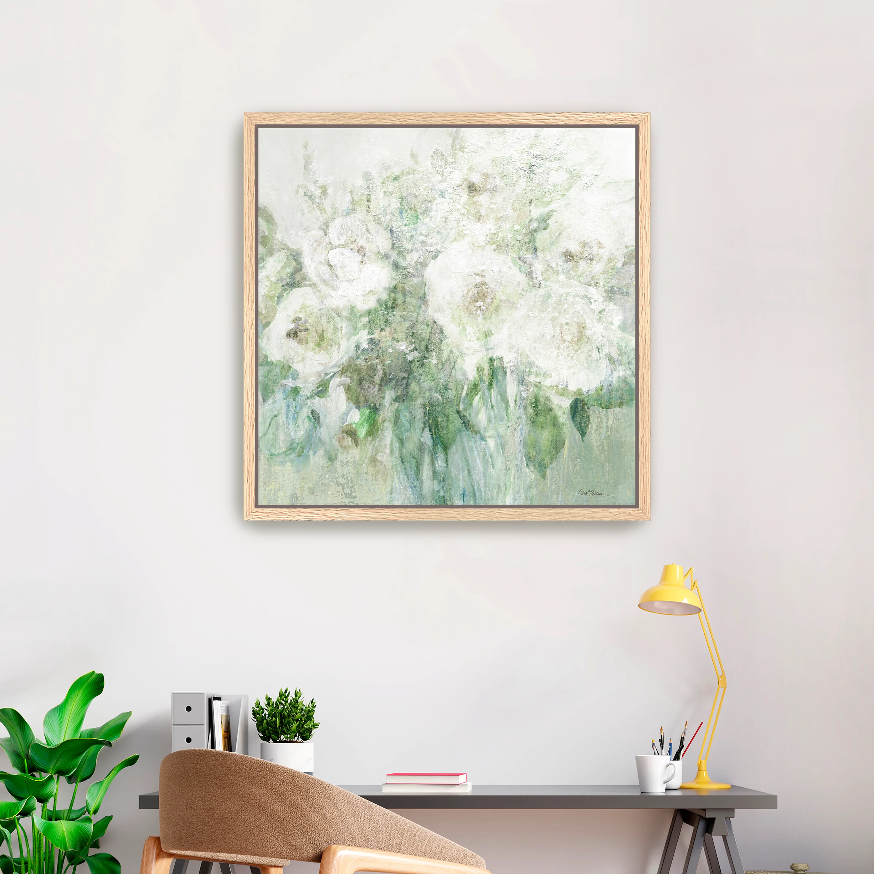 Muted White Blooms II Canvas Giclee - Image 8
