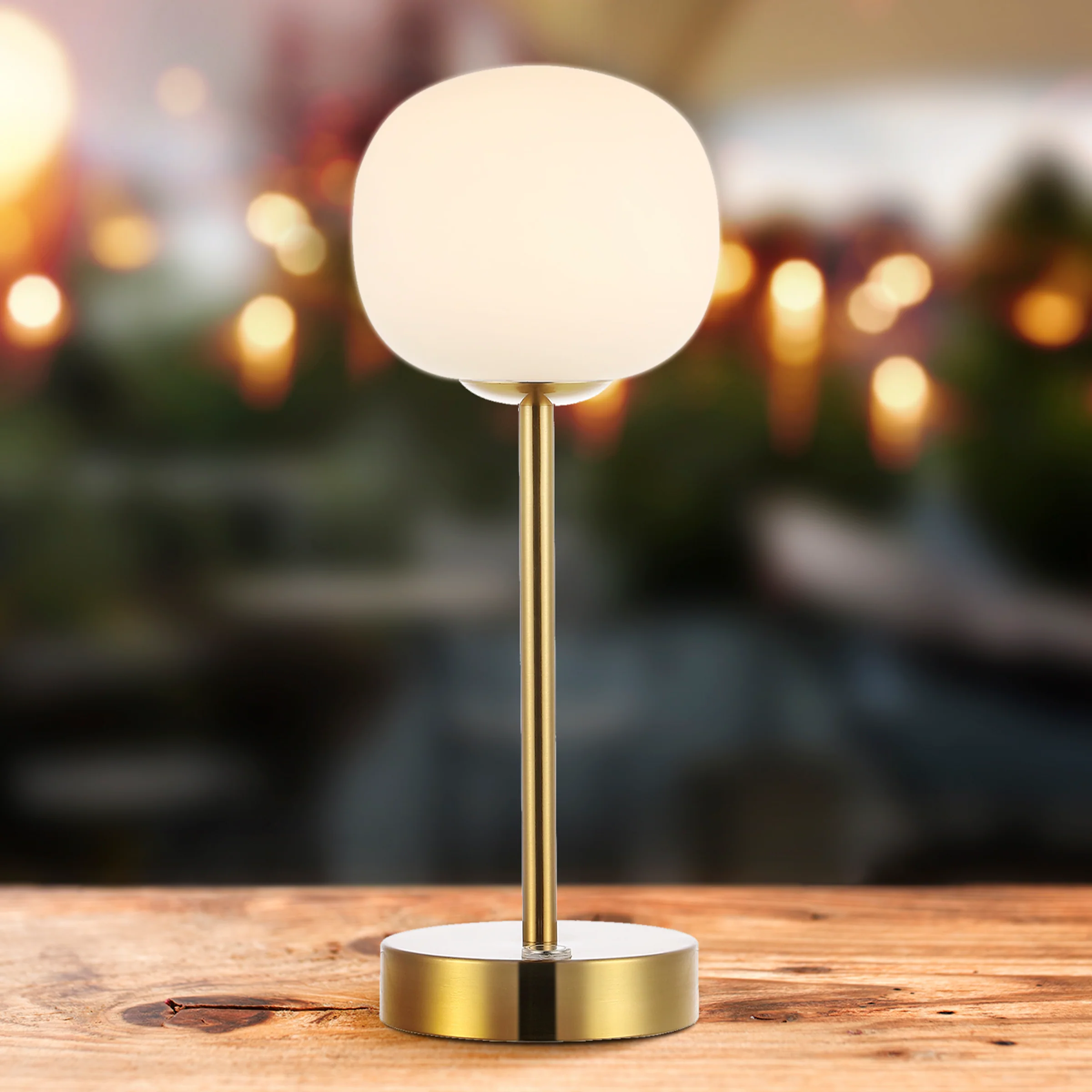 Natalia Modern Minimalist Iron Rechargeable Integrated Portable LED Table Lamp - Image 2