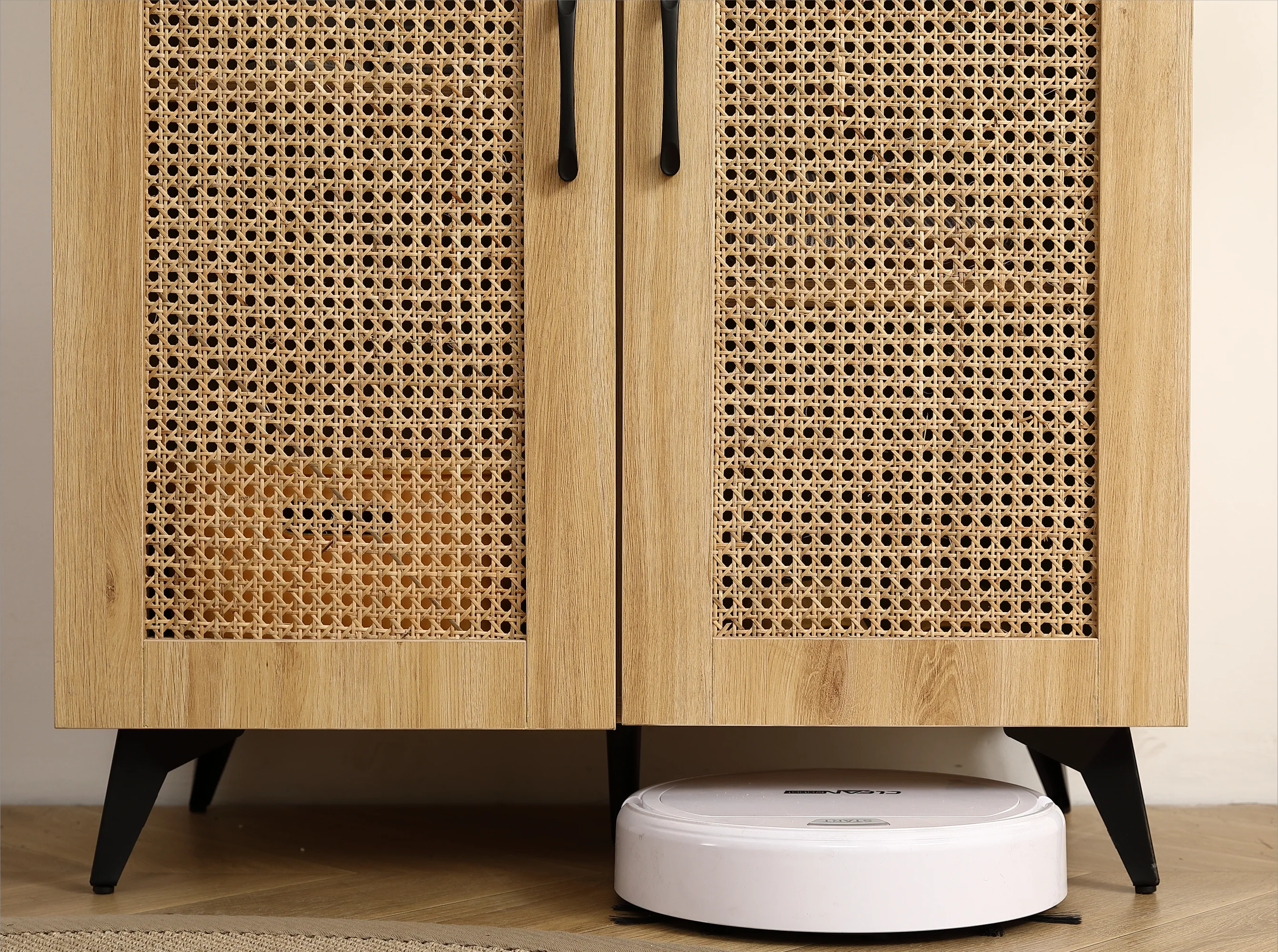 Natural Rattan Storage Cabinet - Image 4