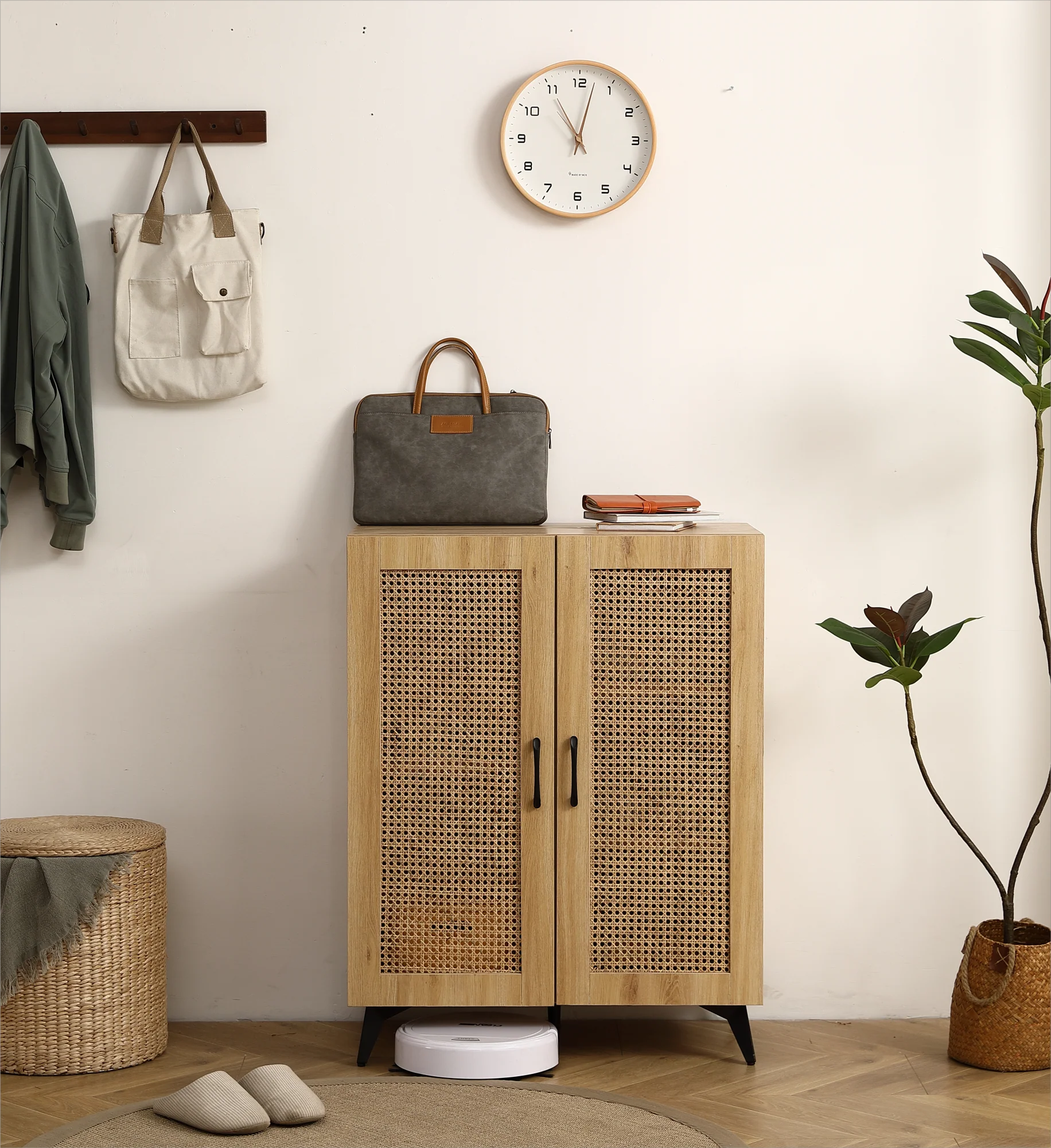 Natural Rattan Storage Cabinet - Image 7