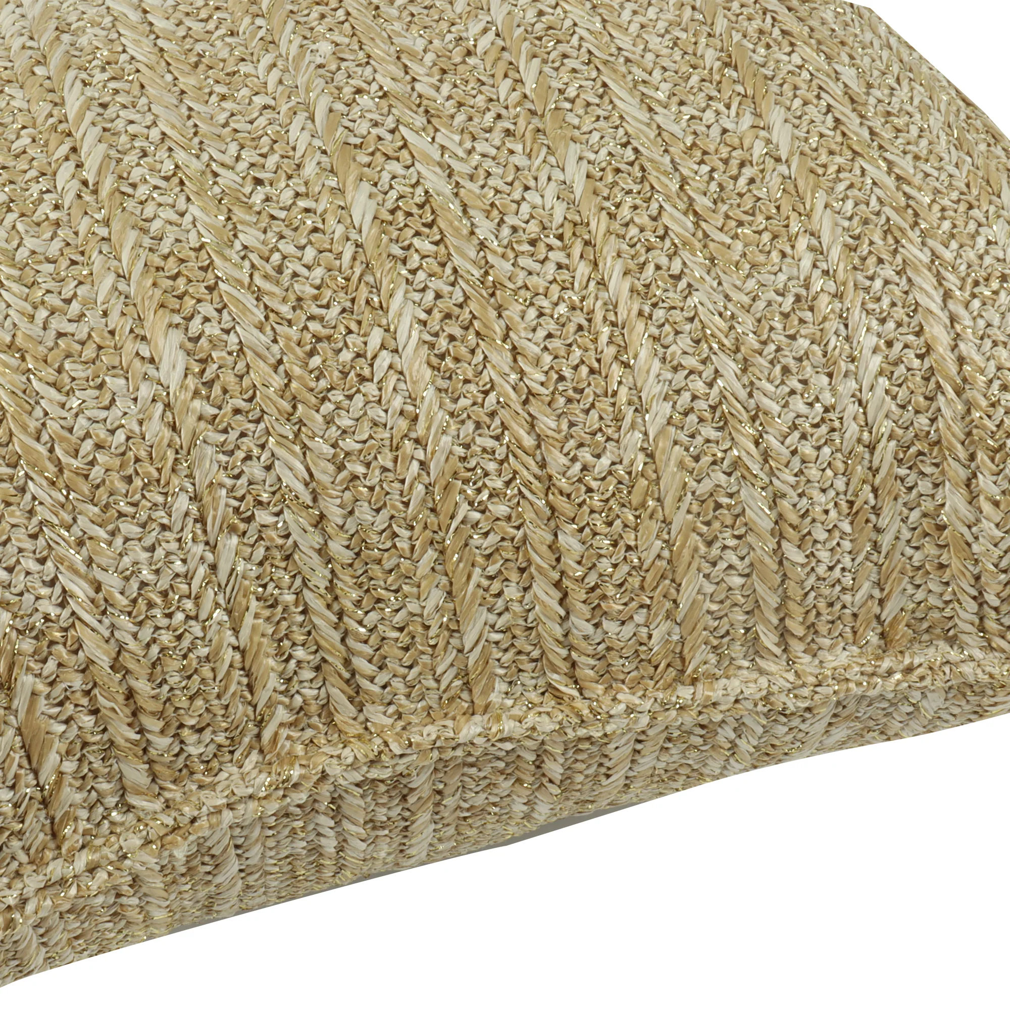 Natural Woven Outdoor Square Pillows, Set of 2 - Image 5