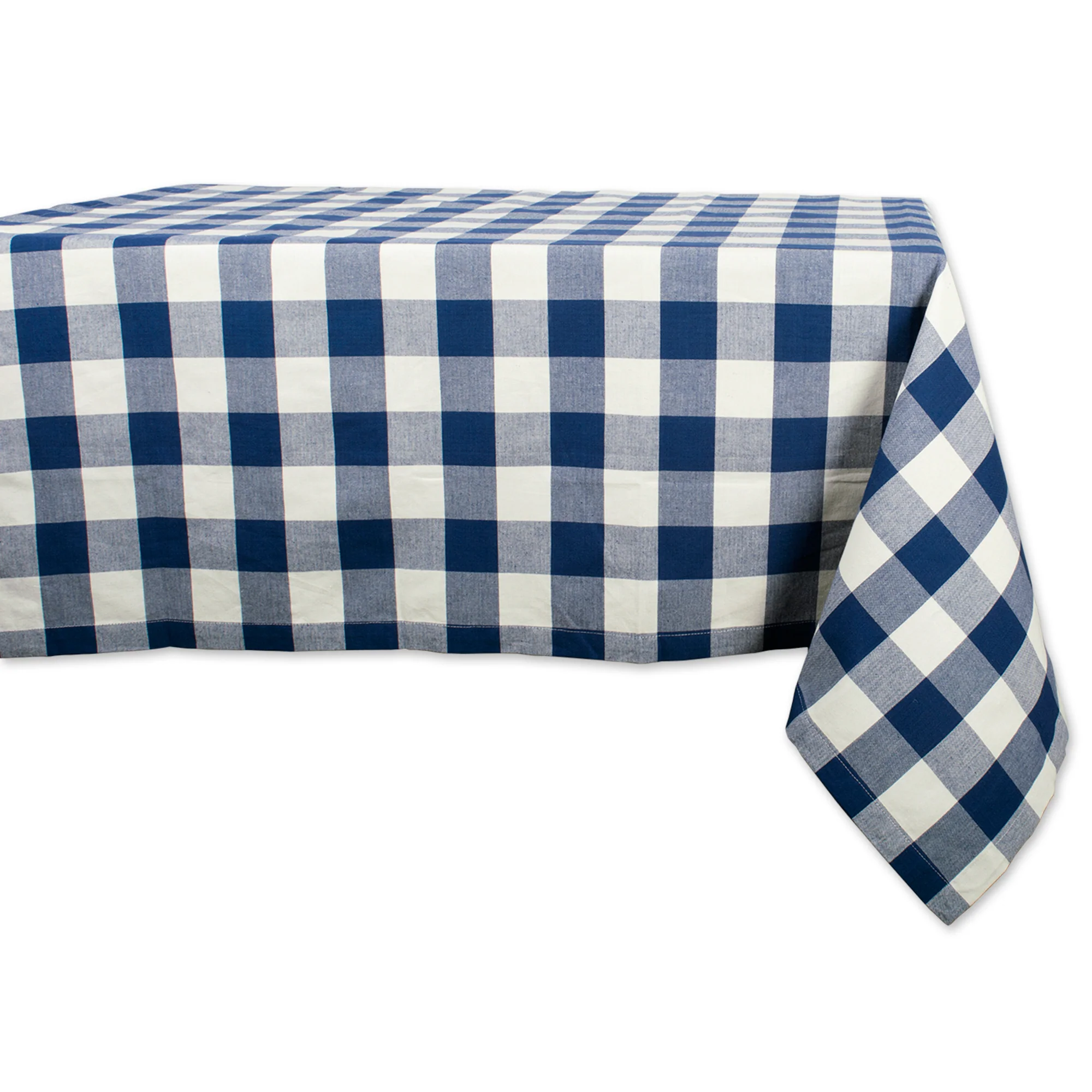 Navy Buffalo Check Tablecloth - Image 8