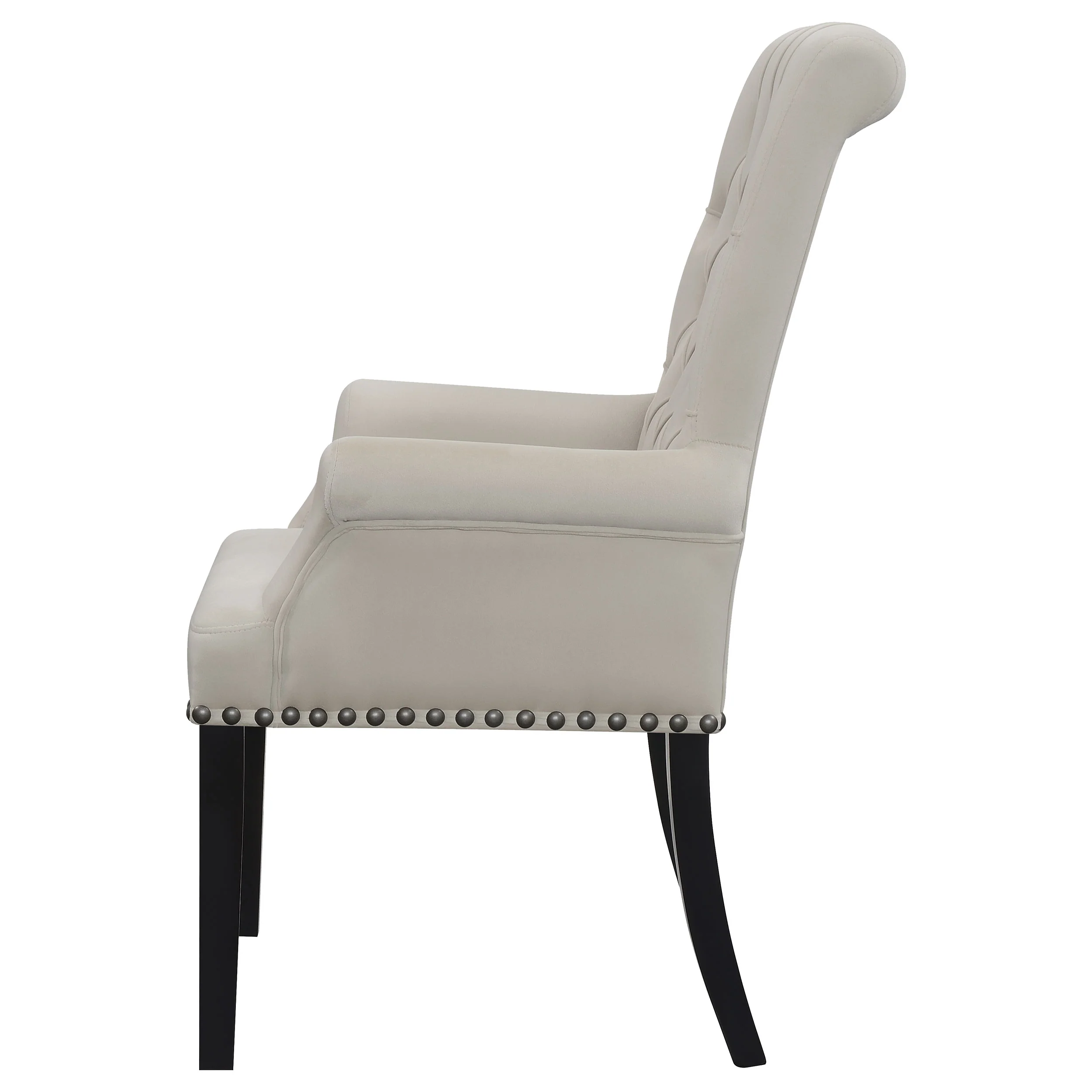 Norwich Brown Upholstered Dining Arm Chair - Image 14