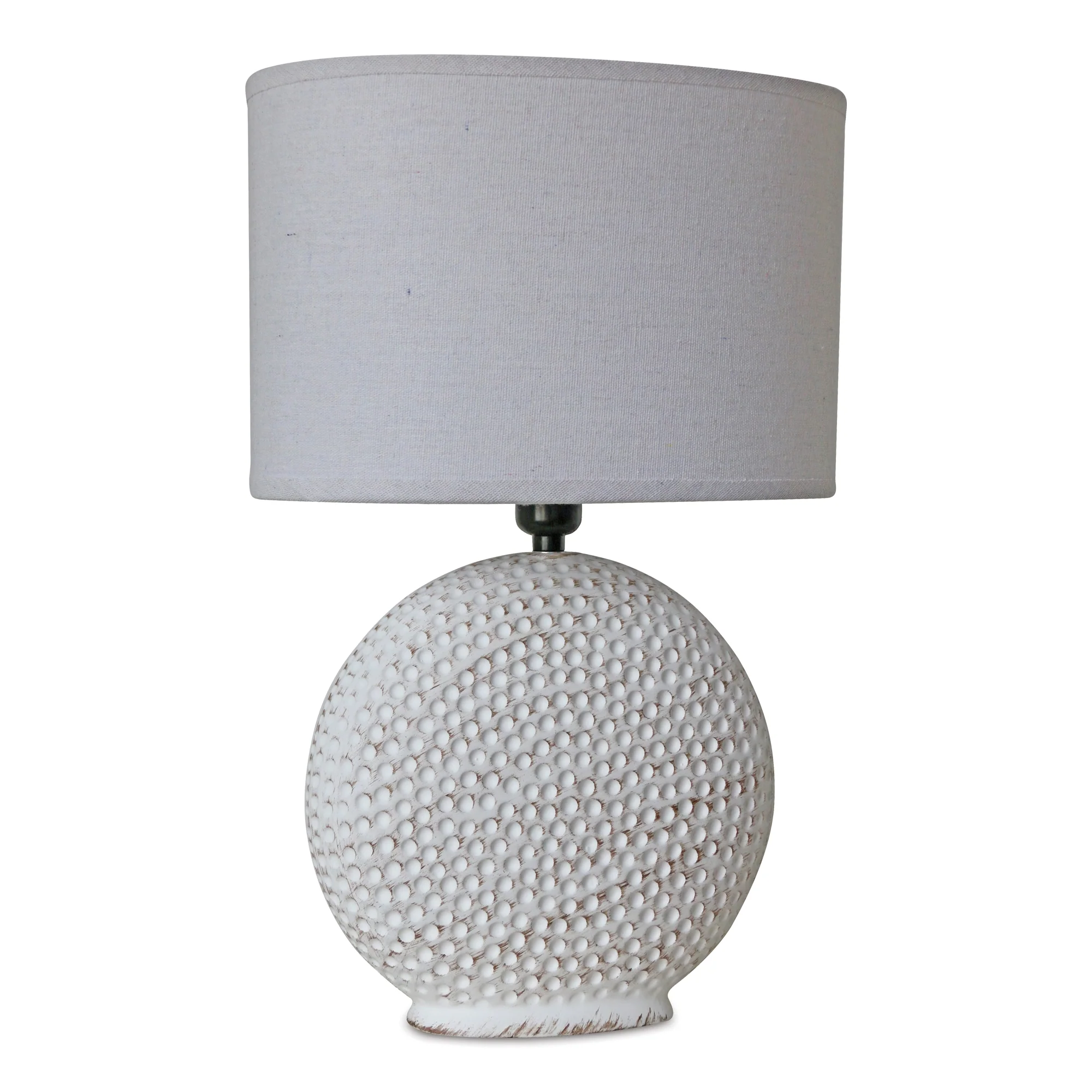 Notched Ceramic Table Lamp