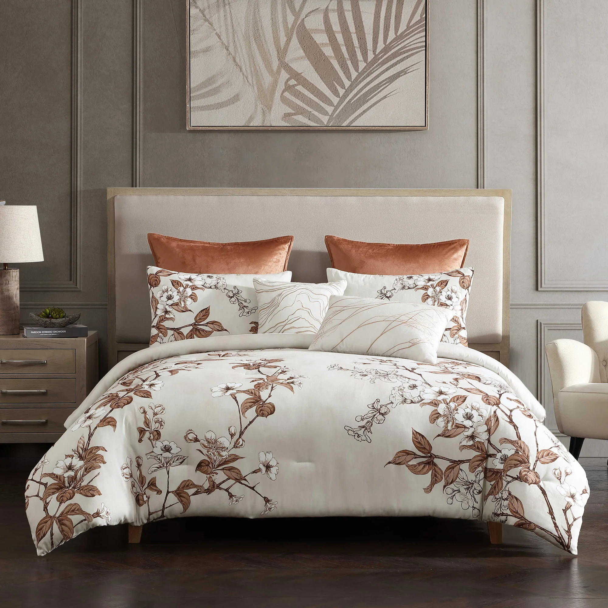 Oaklyn Spice 5 Piece Comforter Set - Image 3