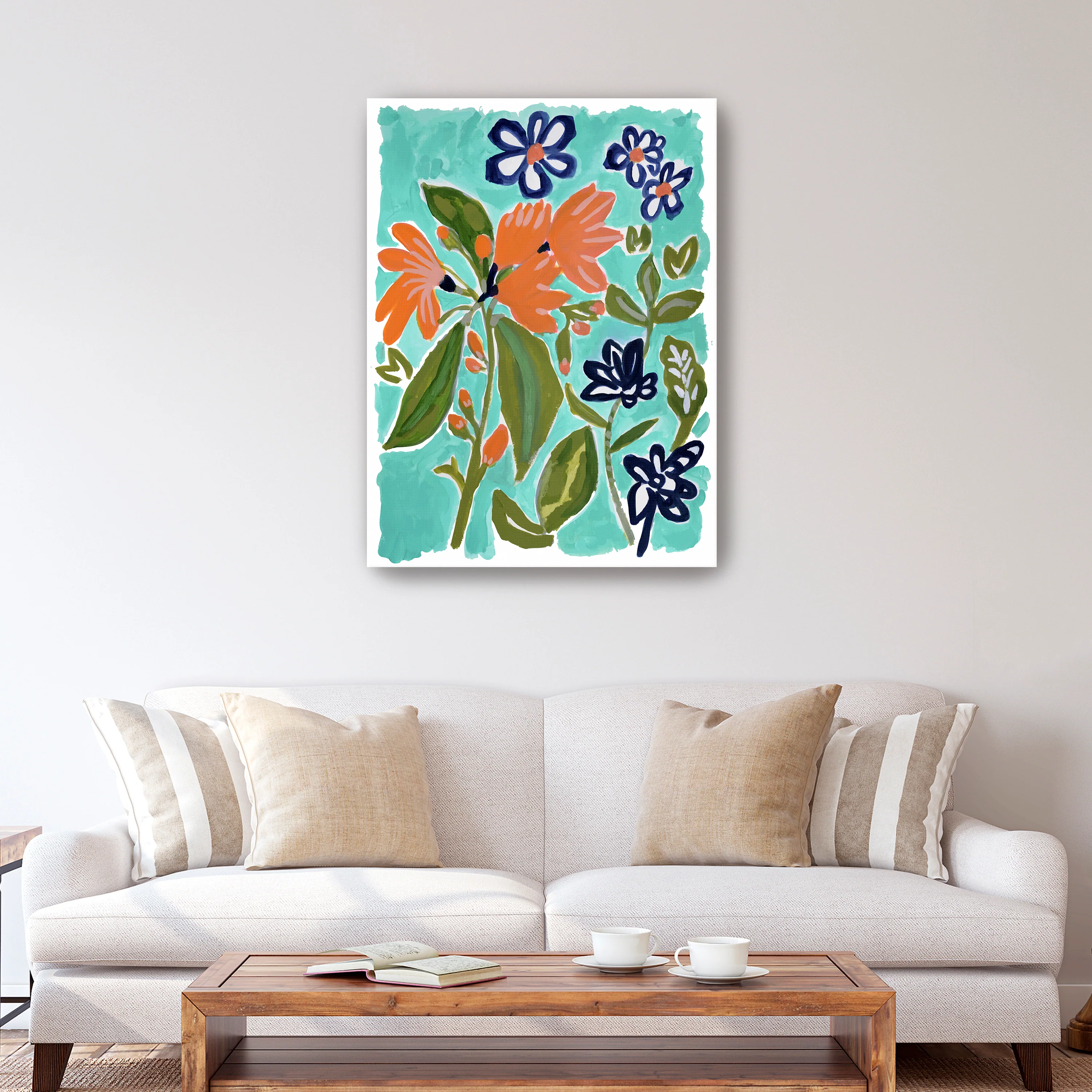 Old Florida Flowers 1 Canvas Giclee - Image 11