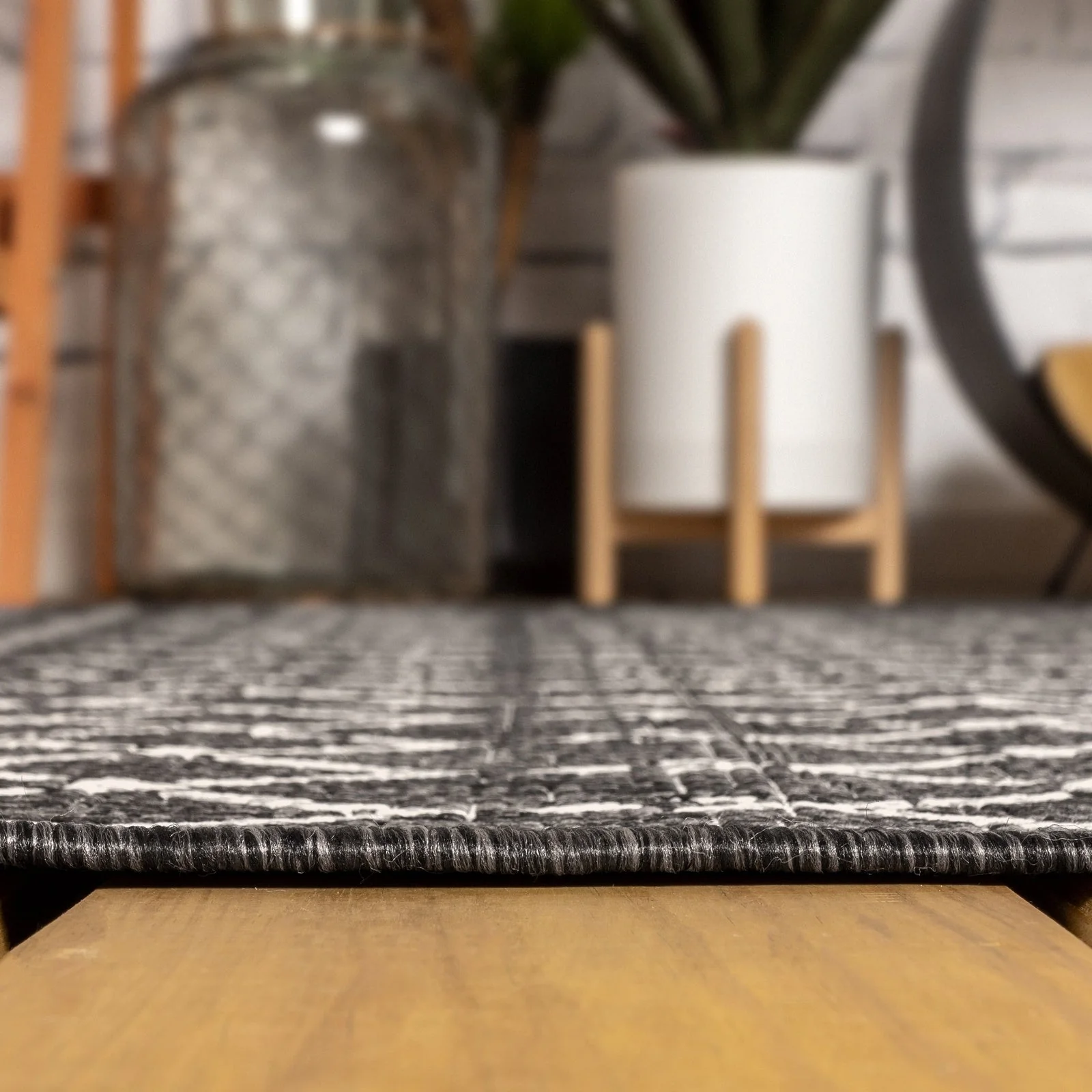 Ourika Moroccan Geometric Textured Weave Indoor/Outdoor Area Rug - Image 58