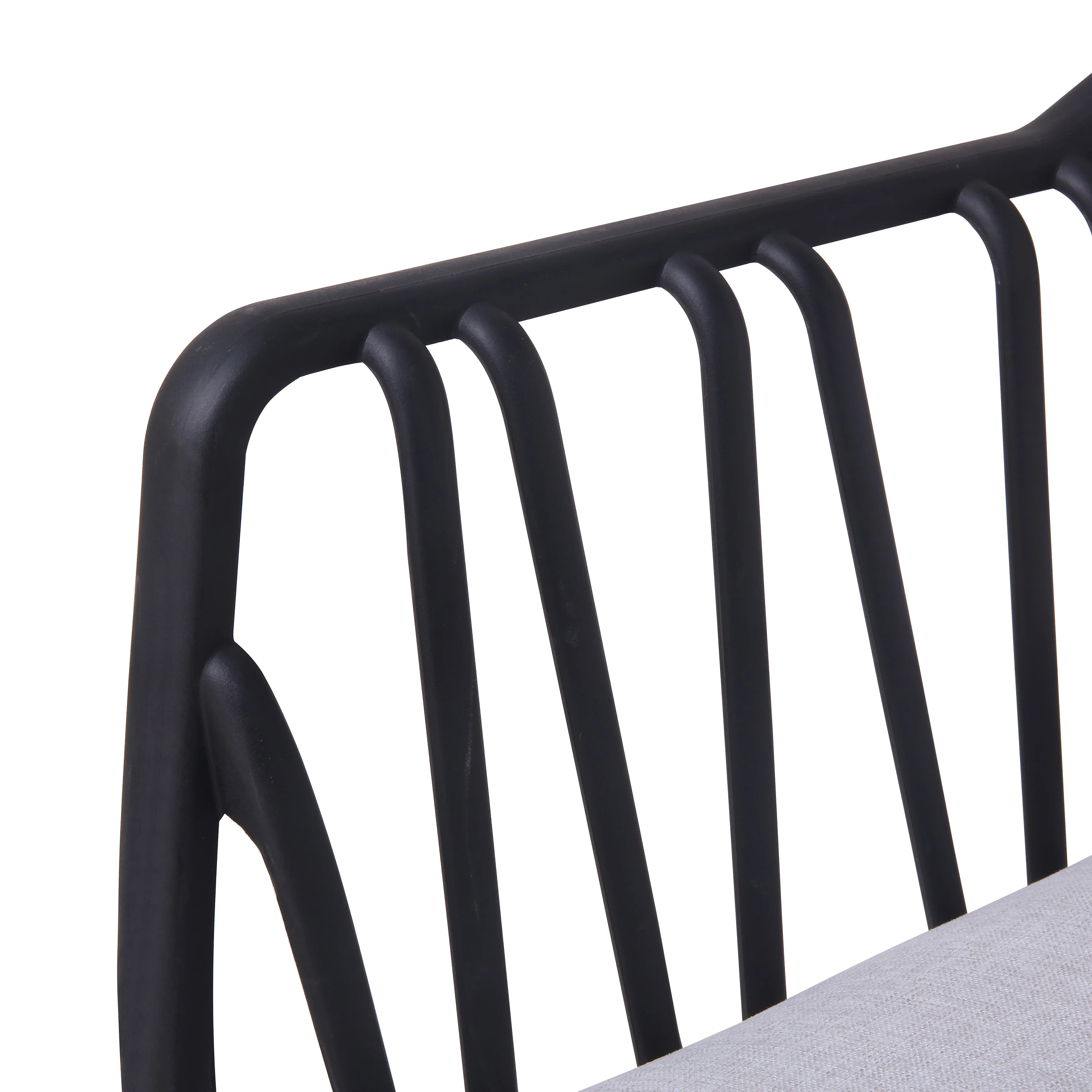 Outdoor Club Chair with Cushions and Open Slat Accents, Set of 2 - Image 8