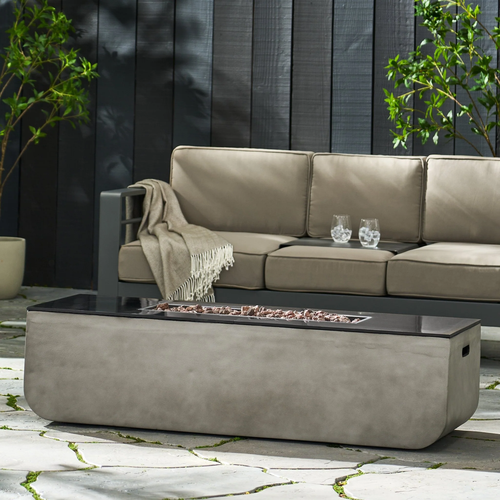 Outdoor Concrete Firepit - Image 7