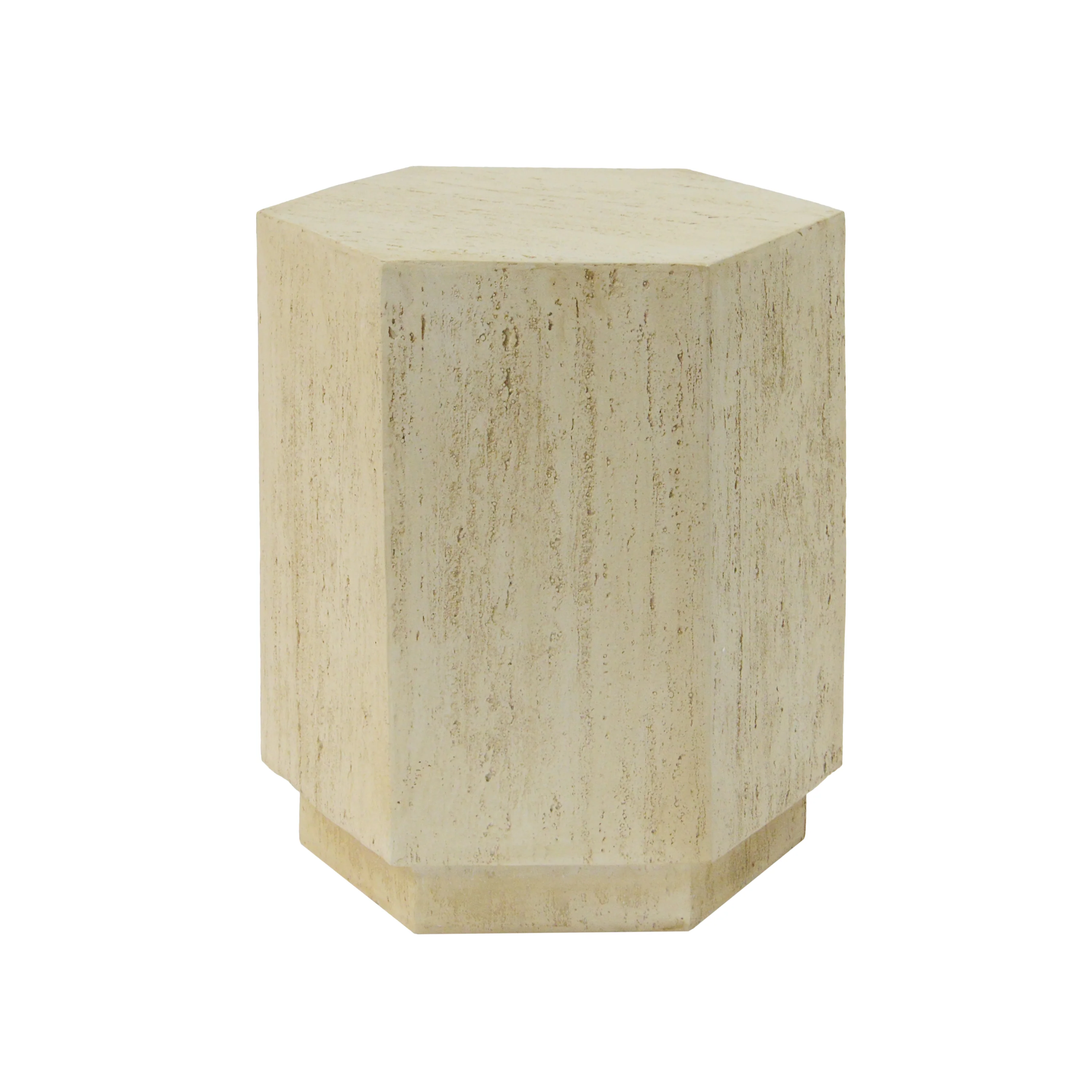 Outdoor End Table with Hexagonal Shape - Image 3