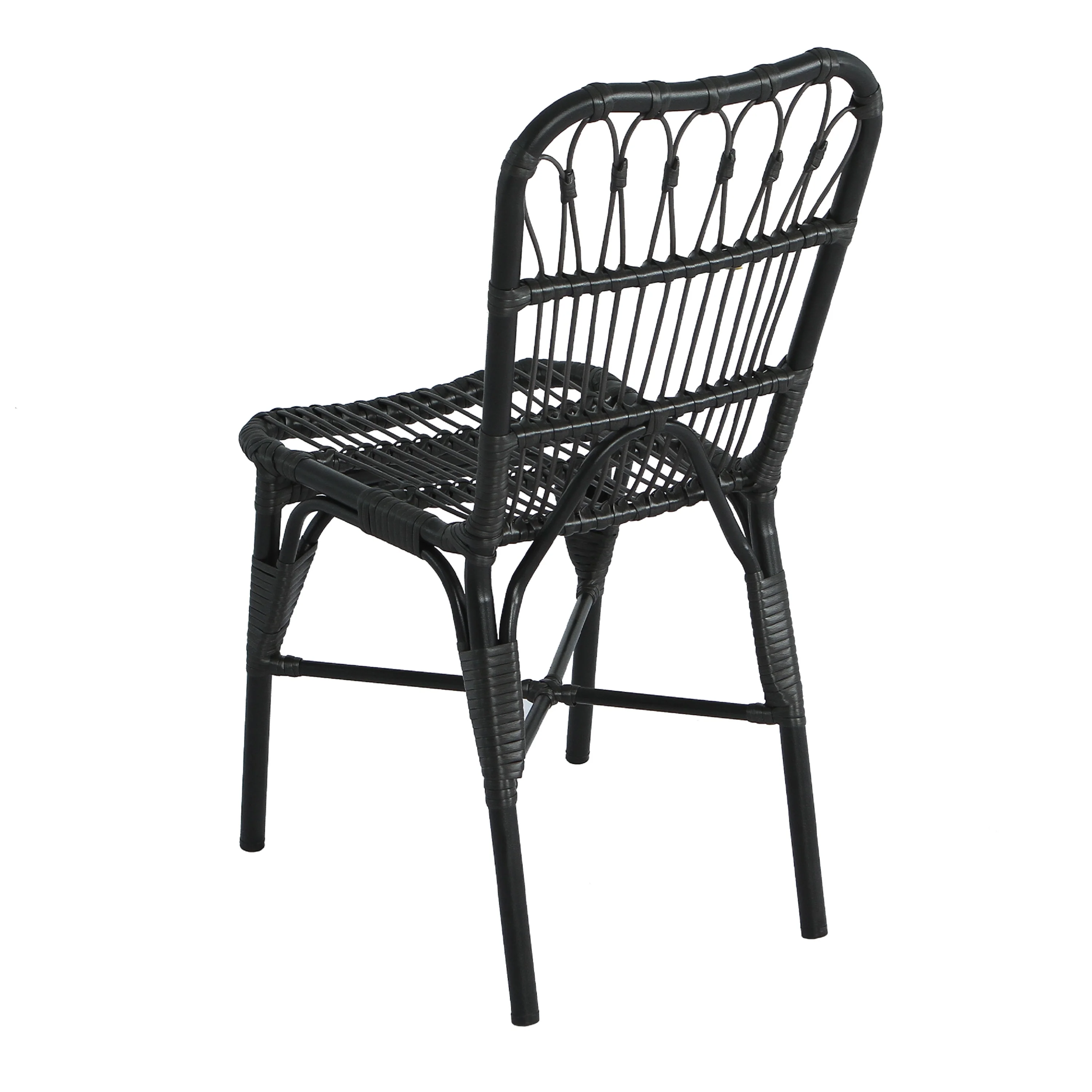 Outdoor Rattan Patio Dining Chairs, Set of 2 - Image 10