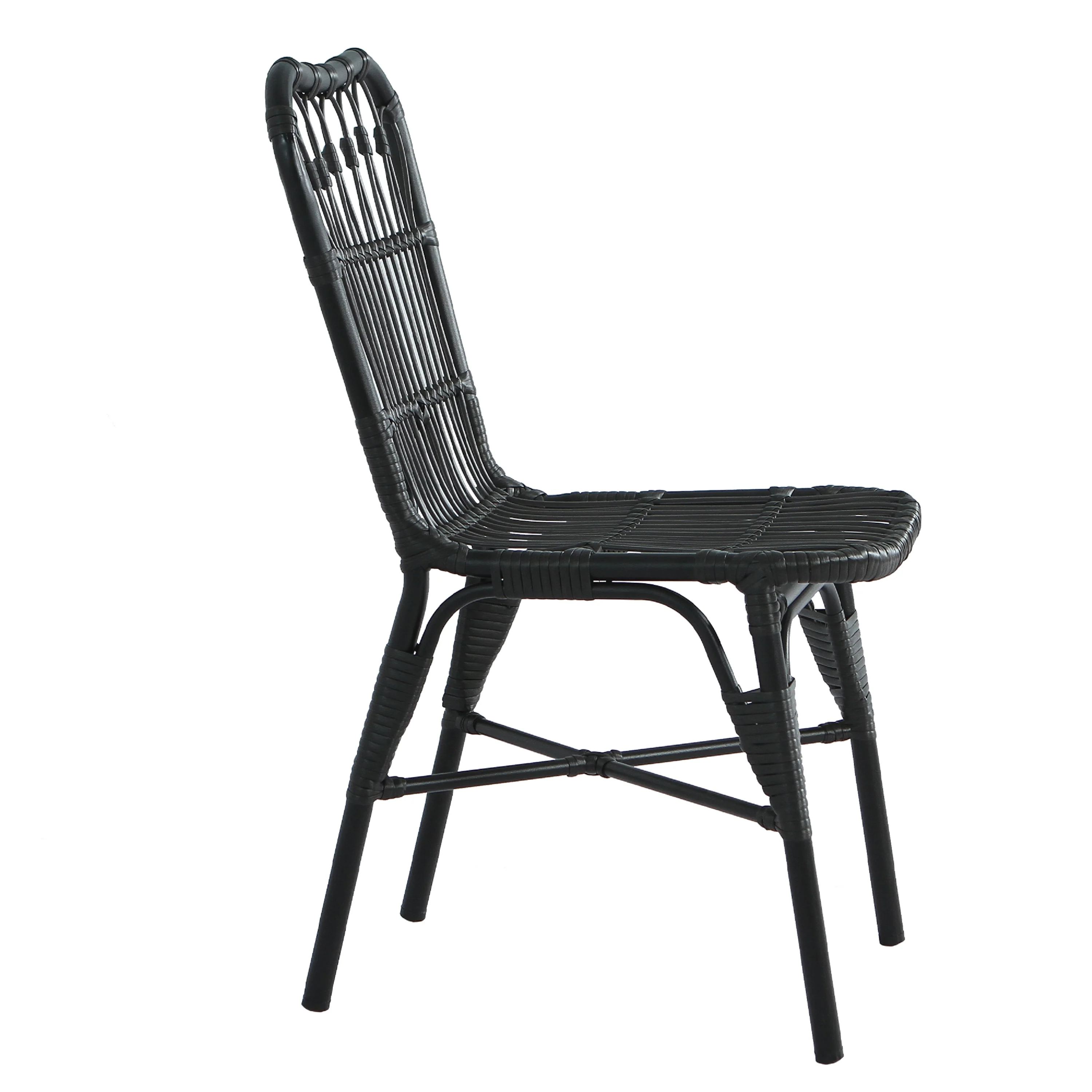 Outdoor Rattan Patio Dining Chairs, Set of 2 - Image 8