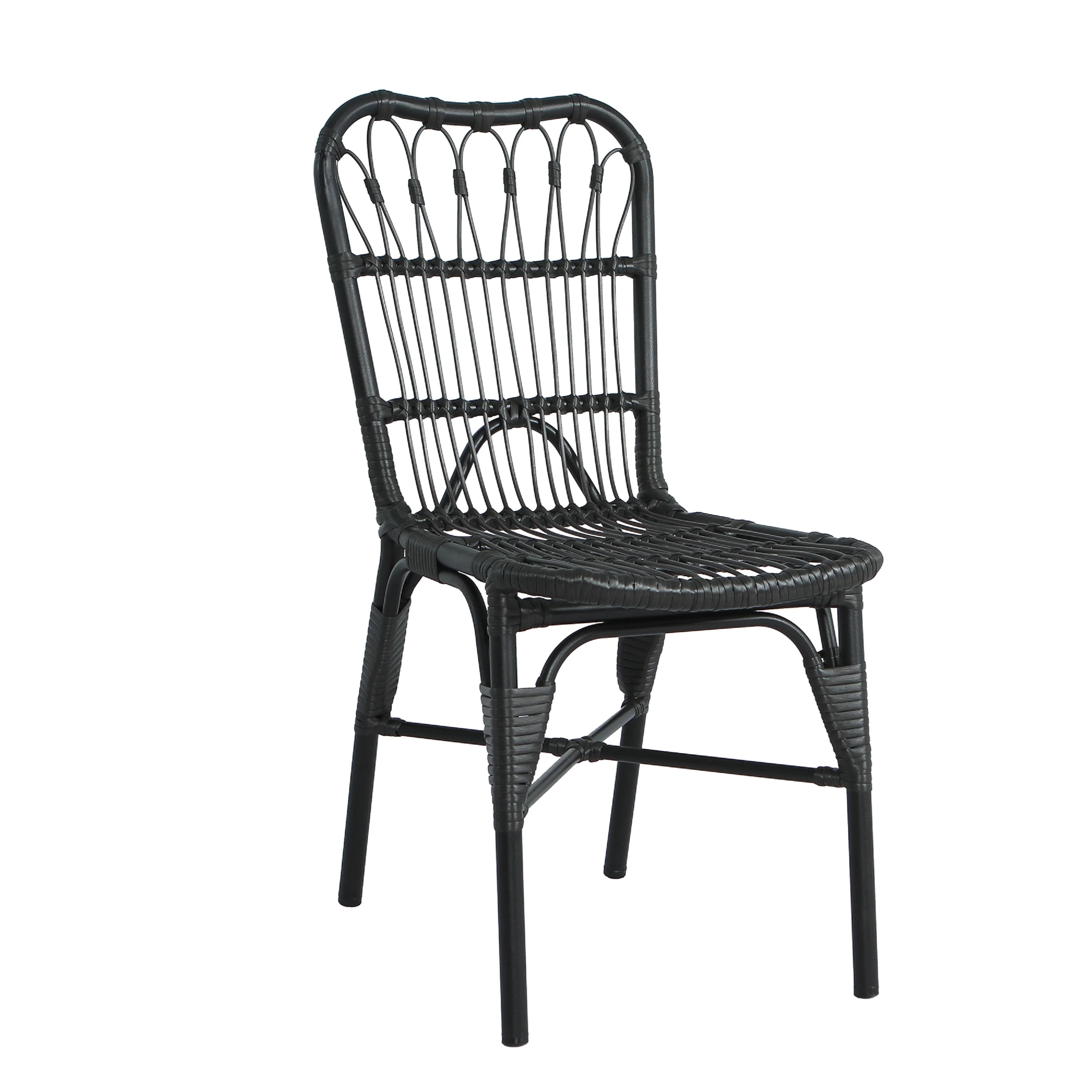 Outdoor Rattan Patio Dining Chairs, Set of 2 - Image 9