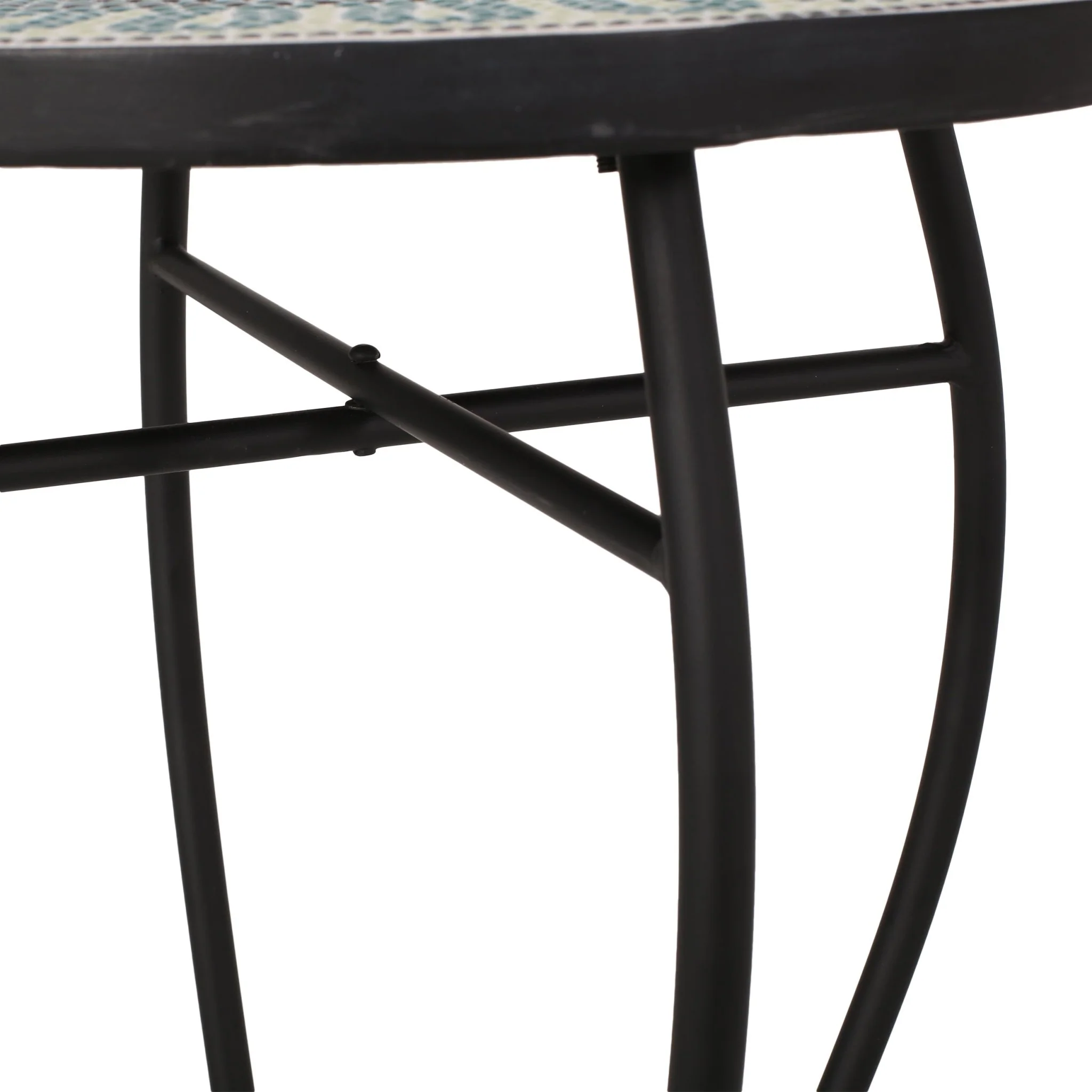 Outdoor Side Table with Tile Mosaic Table Top - Image 7