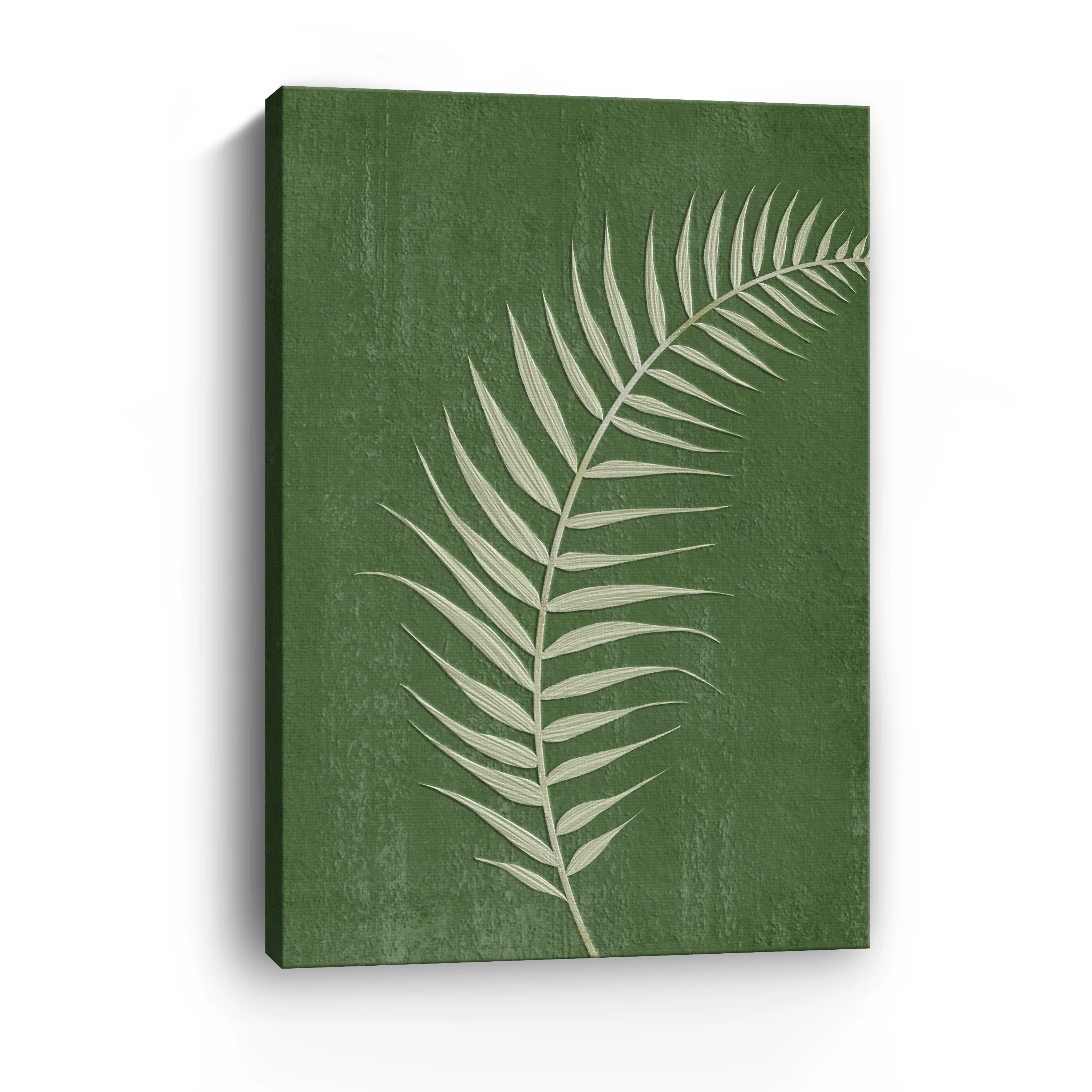 Palm Leaf on Green II Canvas Giclee - Image 12