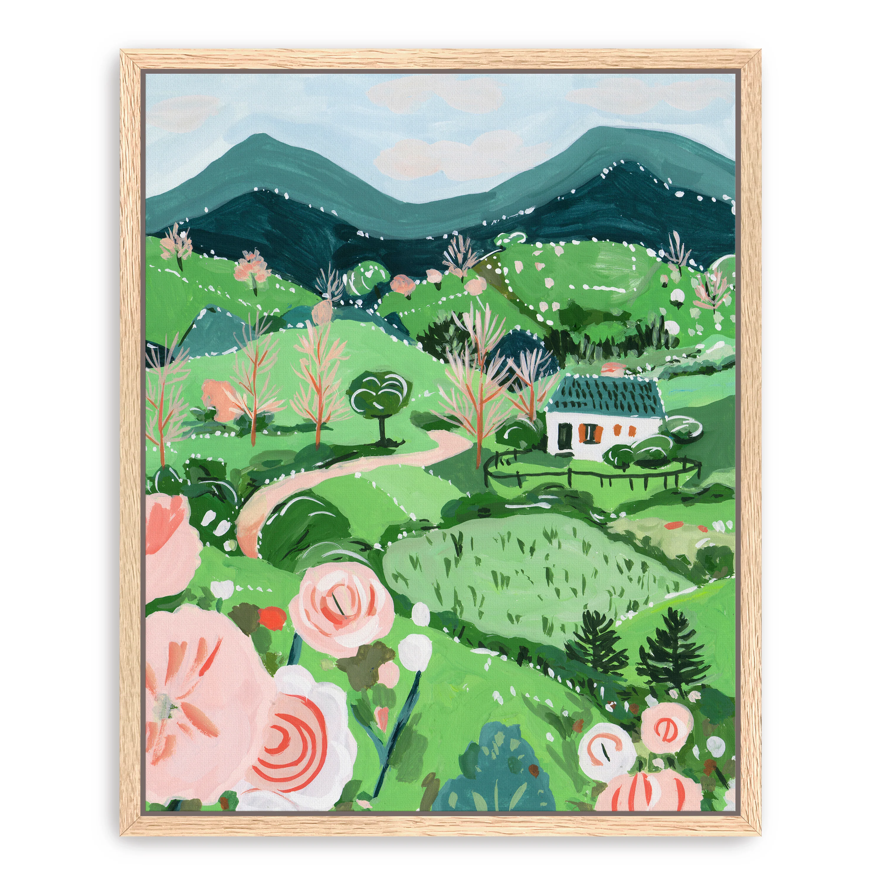 Patchwork Hills I Canvas Giclee - Image 8