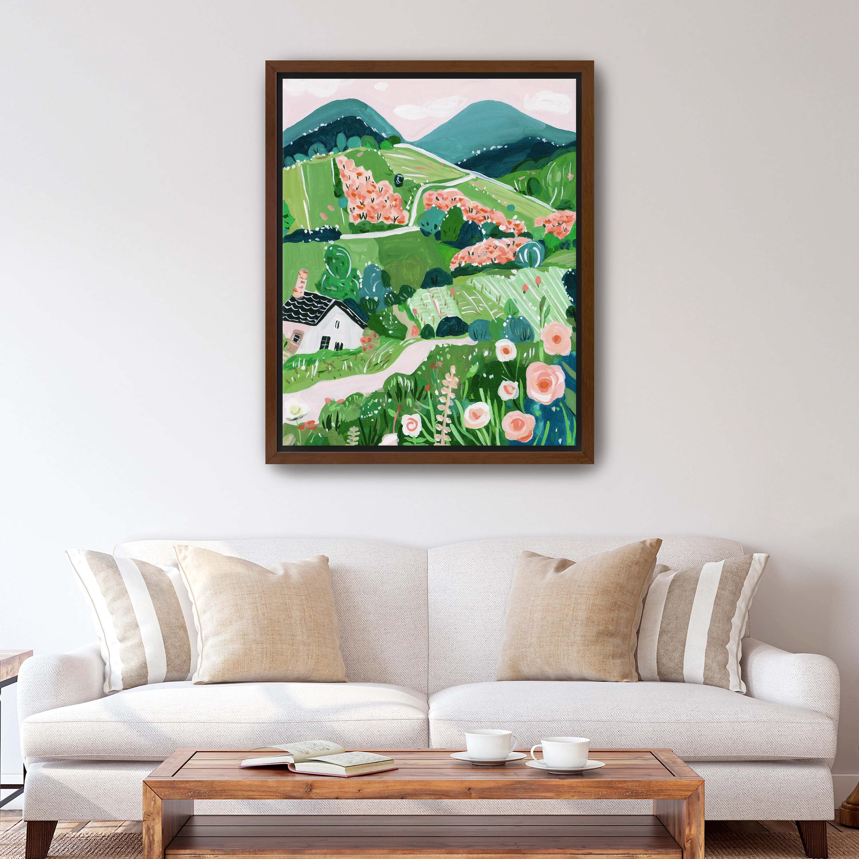 Patchwork Hills II Canvas Giclee - Image 6