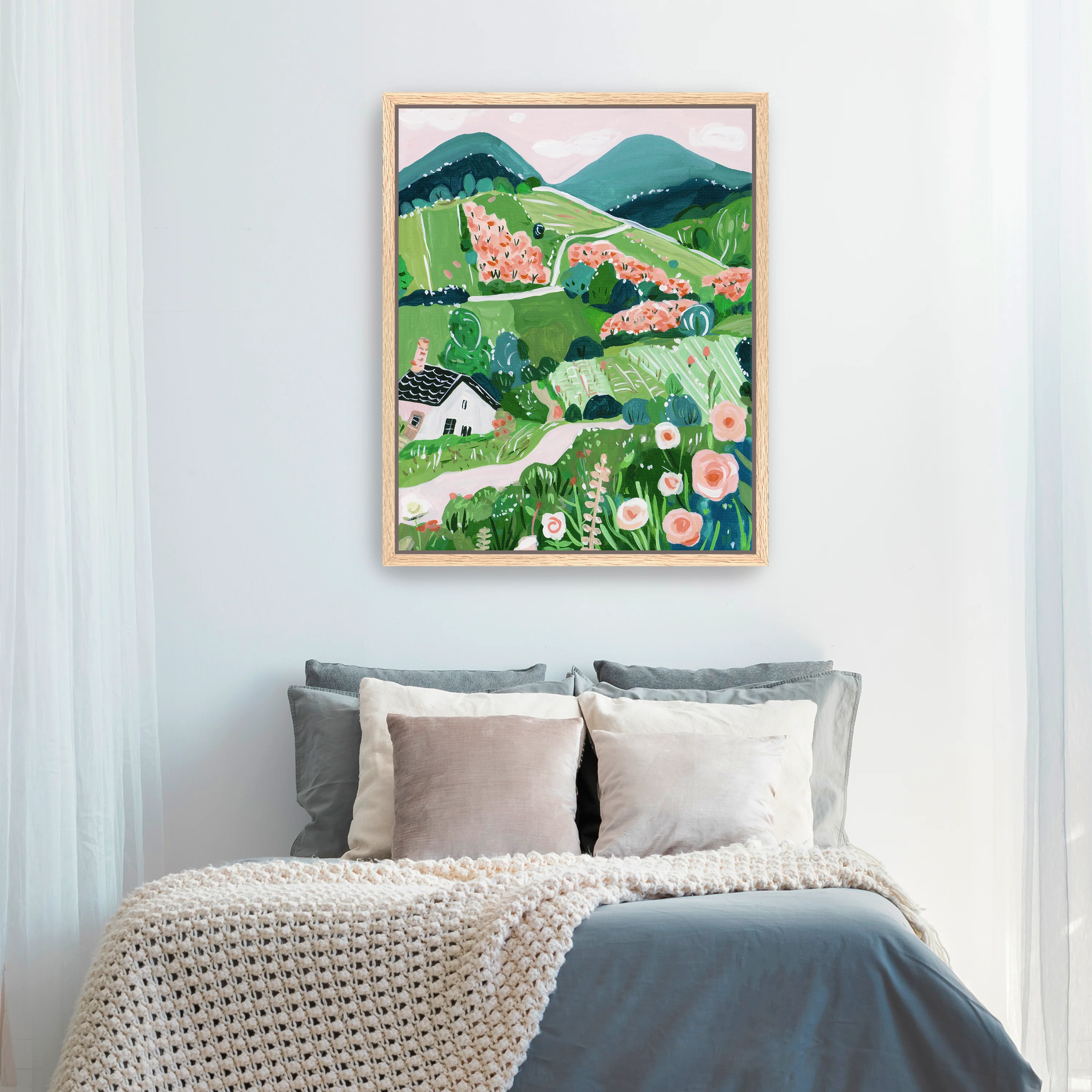 Patchwork Hills II Canvas Giclee - Image 9