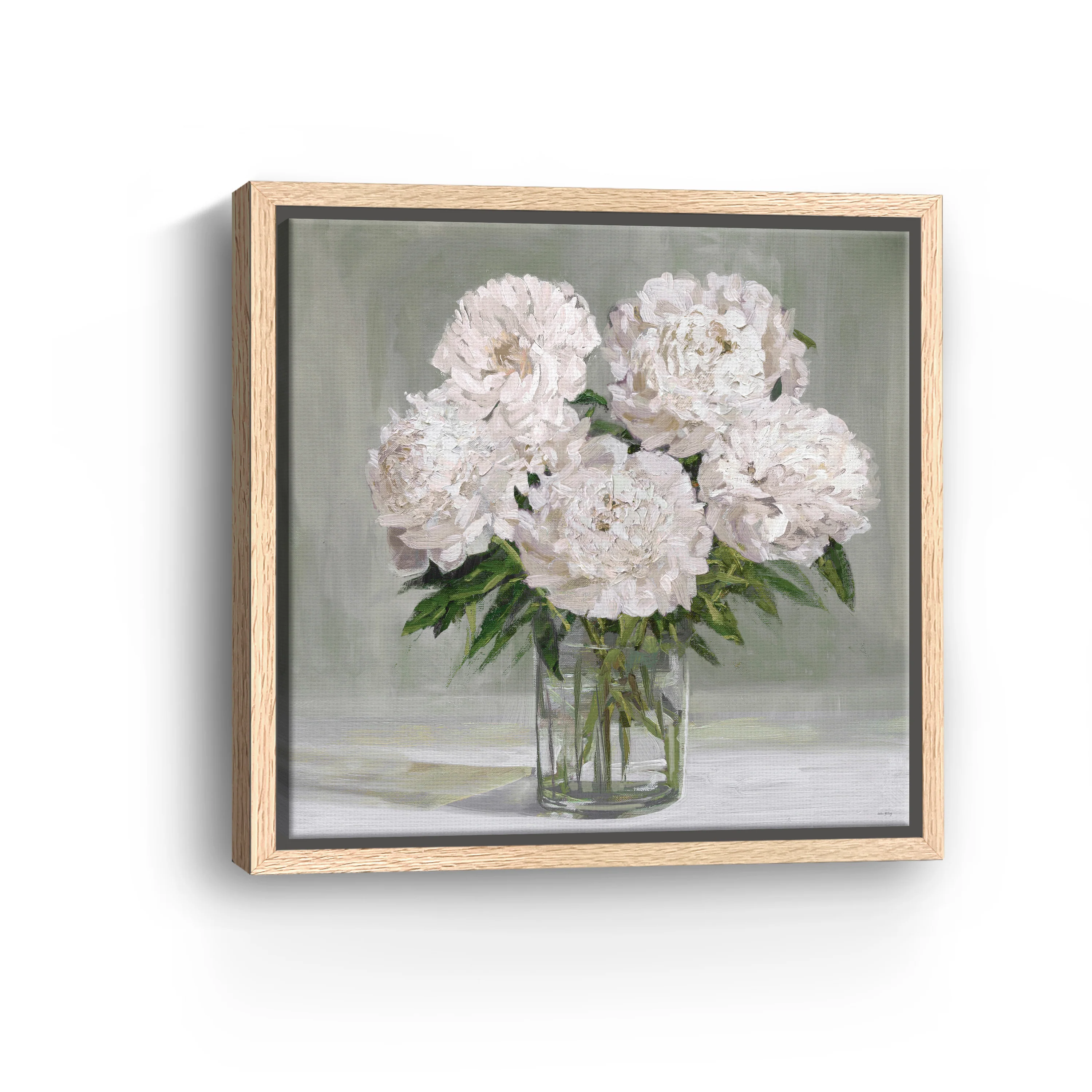 Peony Blooms Canvas Giclee - Image 10