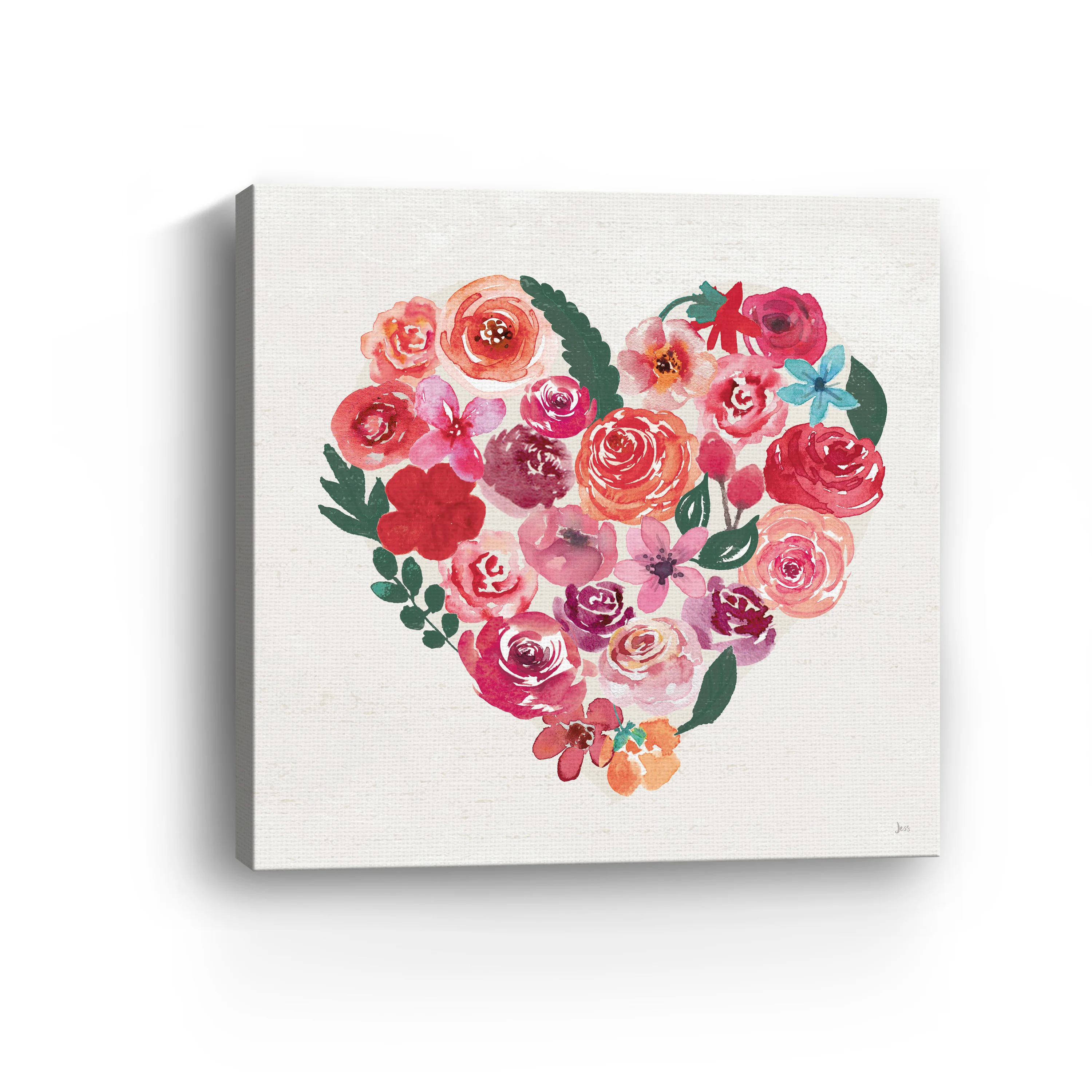 Petals of Love I Dark Canvas Giclee - Image 12