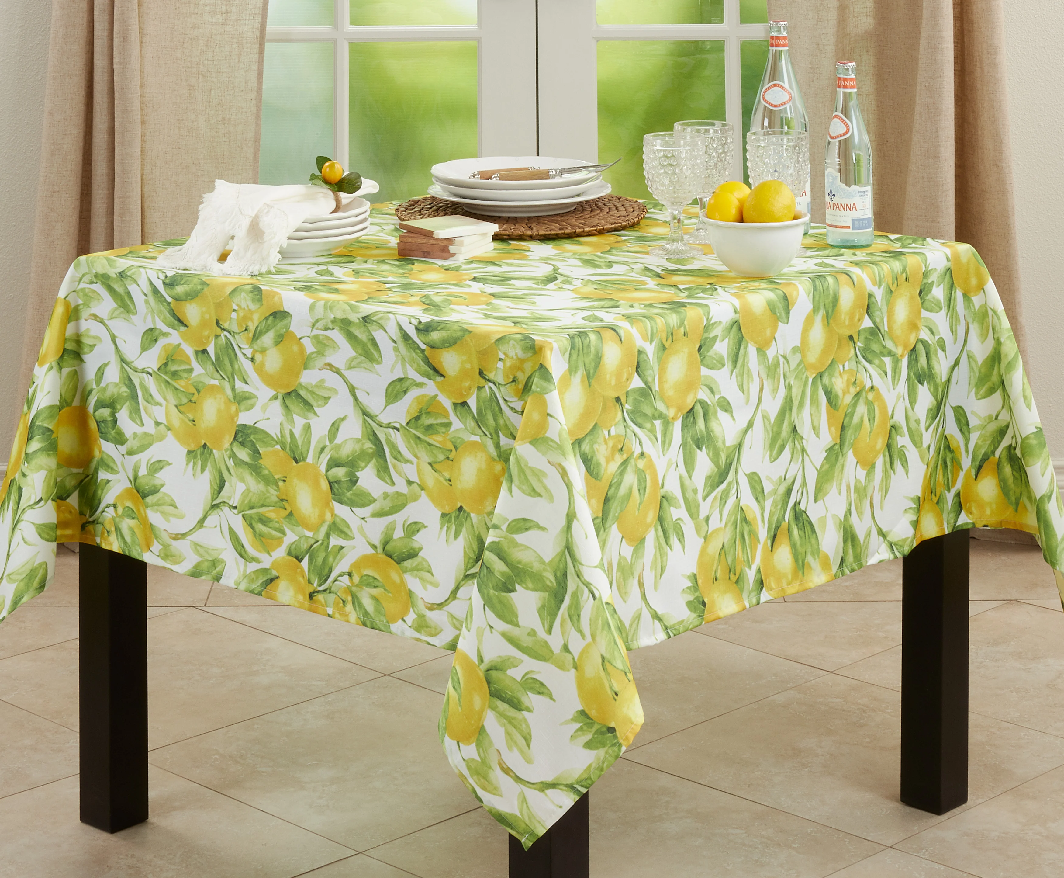 Printed Lemon Tablecloth - Image 14