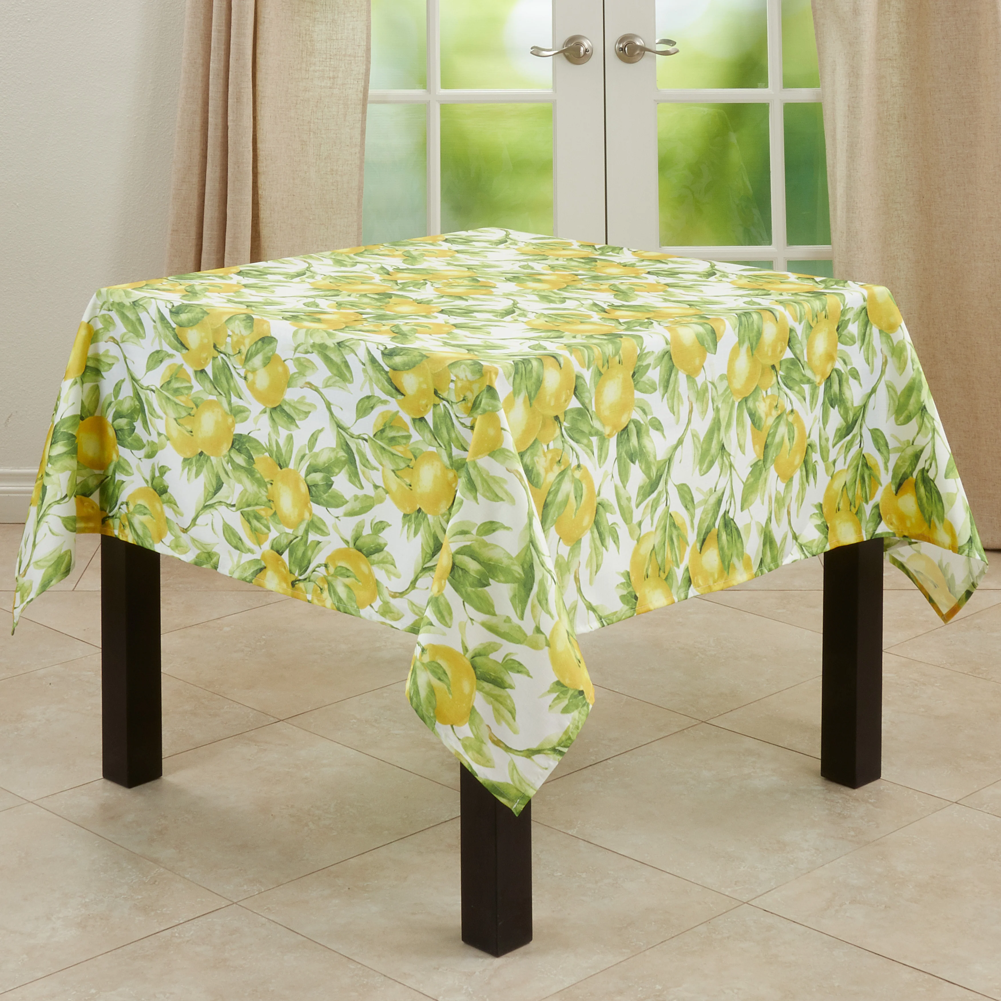 Printed Lemon Tablecloth - Image 7