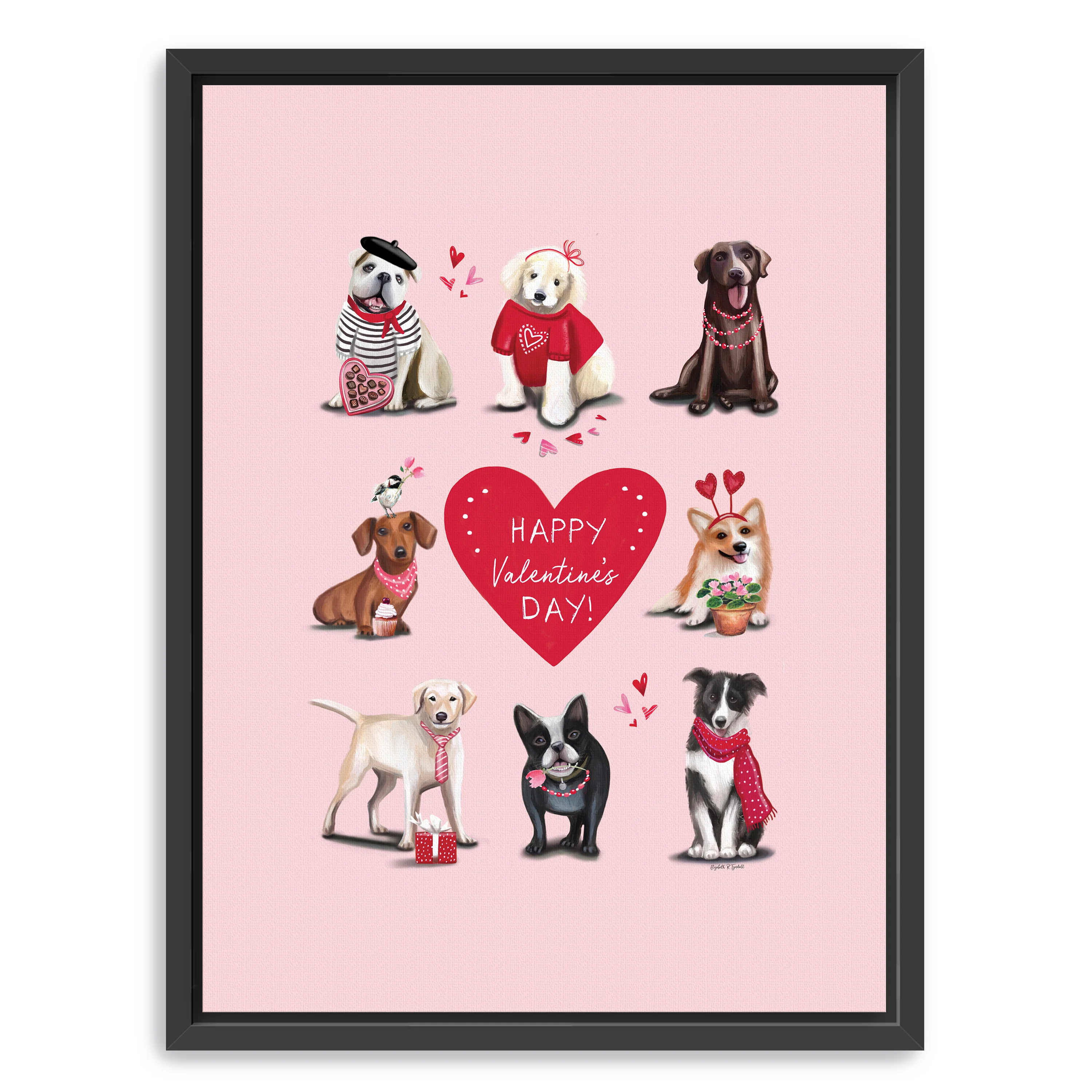 Puppy Love Canvas Giclee - Image 4