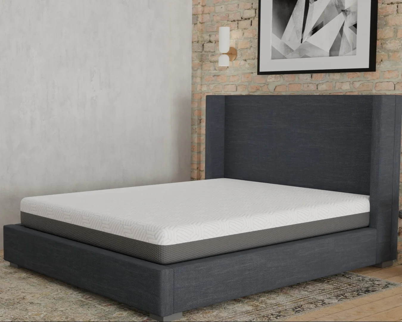 BedTech Pur Chill 10" Medium Firm Mattress With Phase Change Cooling Fabric