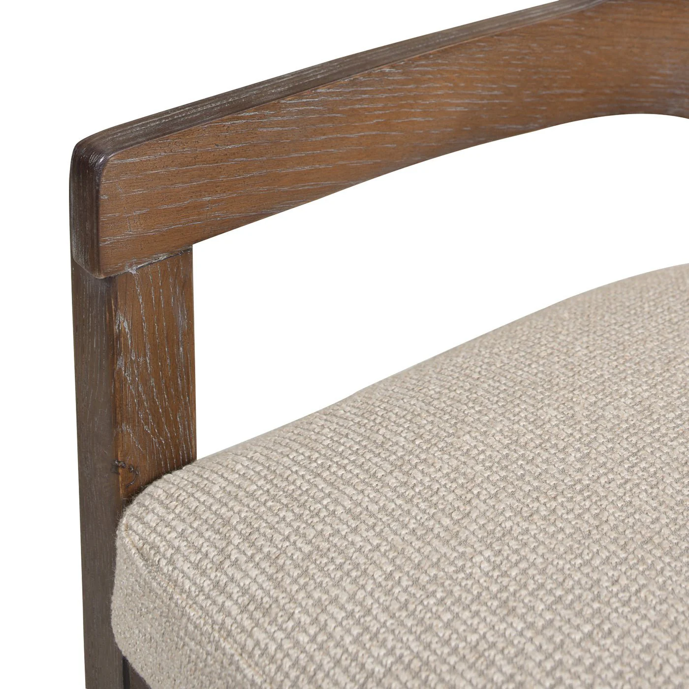 Pyrla 26" Upholstered Counter Stool with Curved Cane Back and Wood Legs - Image 16