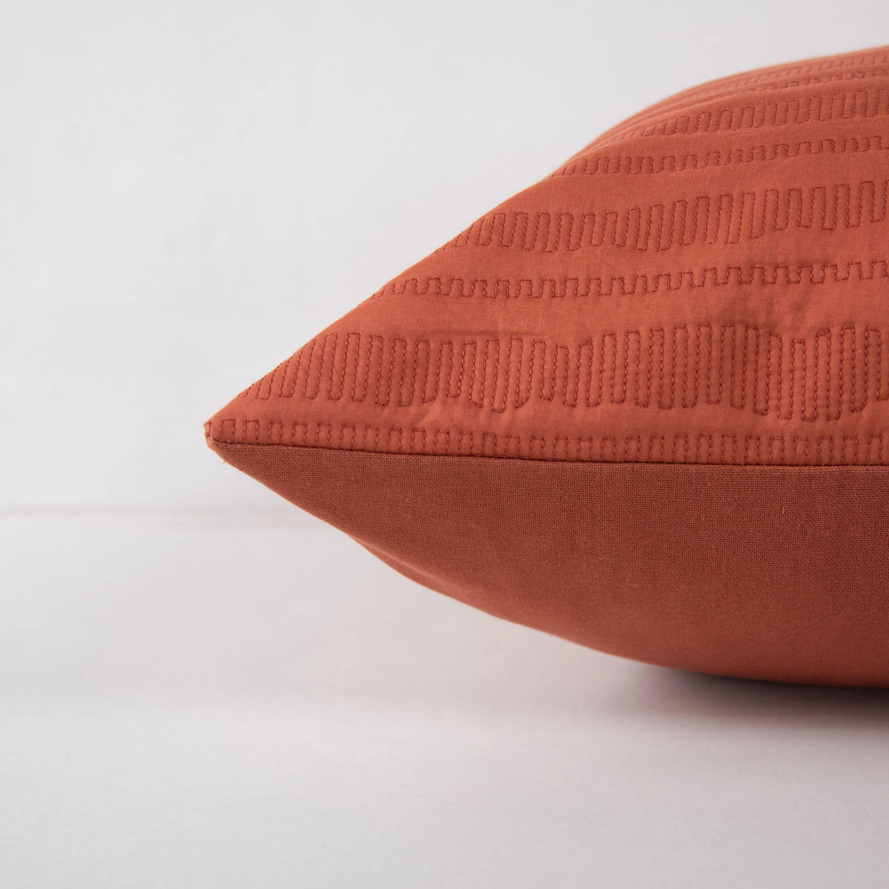 Quilted Stripe Poly Filled Decorative Throw Pillow - Image 11