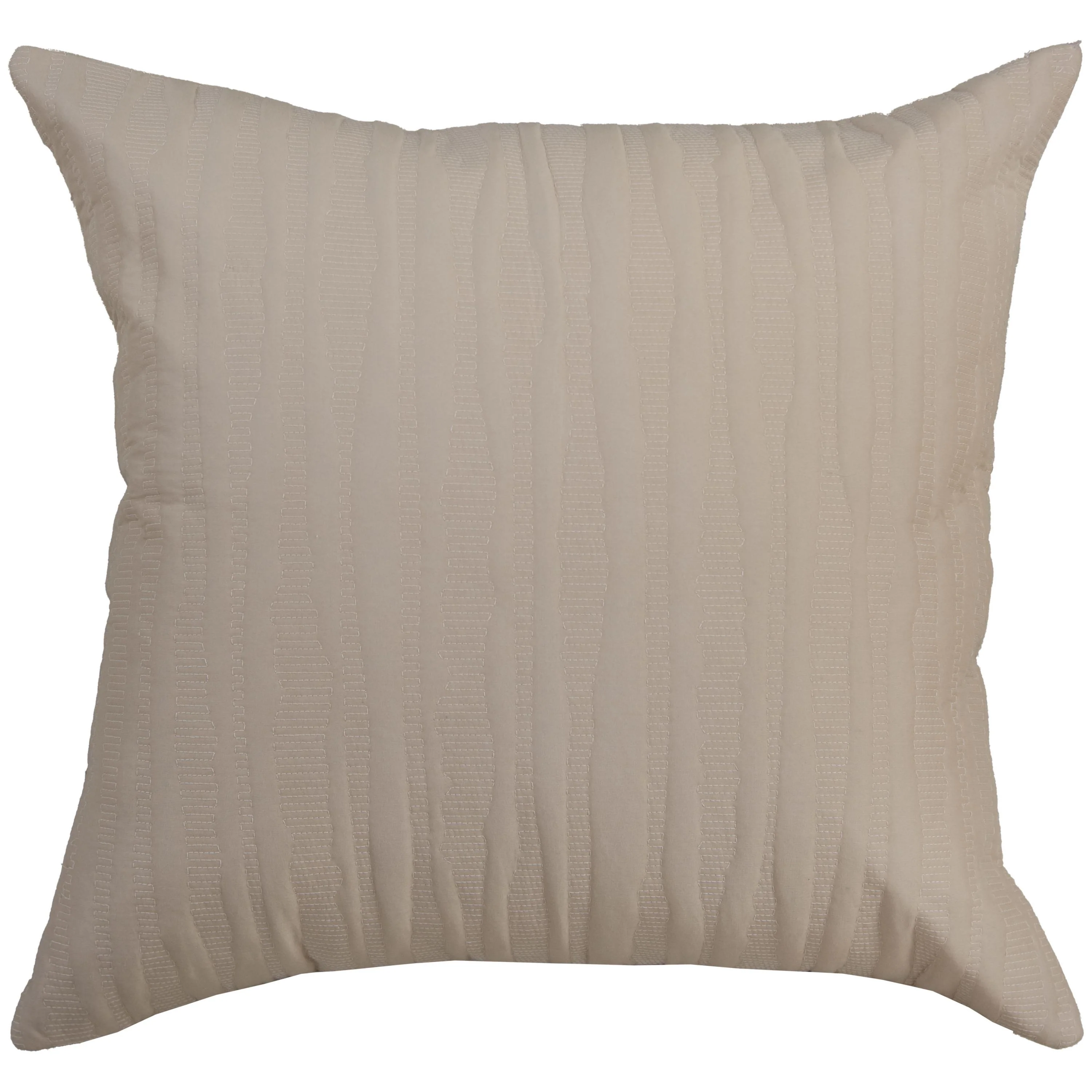 Quilted Stripe Poly Filled Decorative Throw Pillow - Image 13