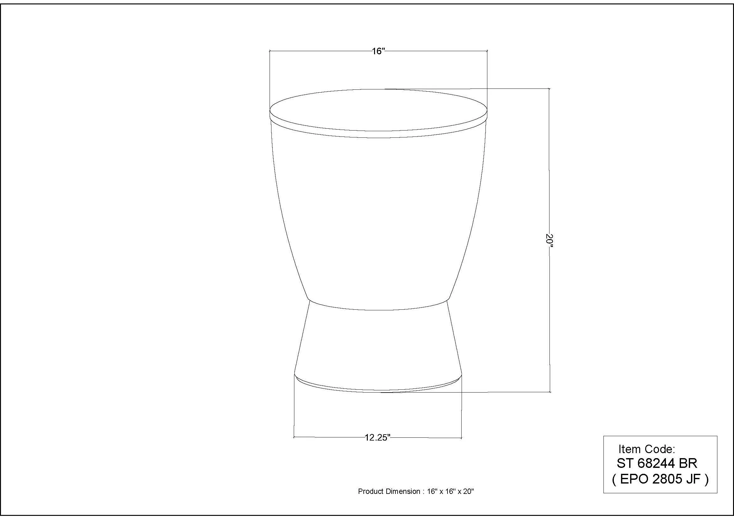 Quinn Drum Side Table - Image 4