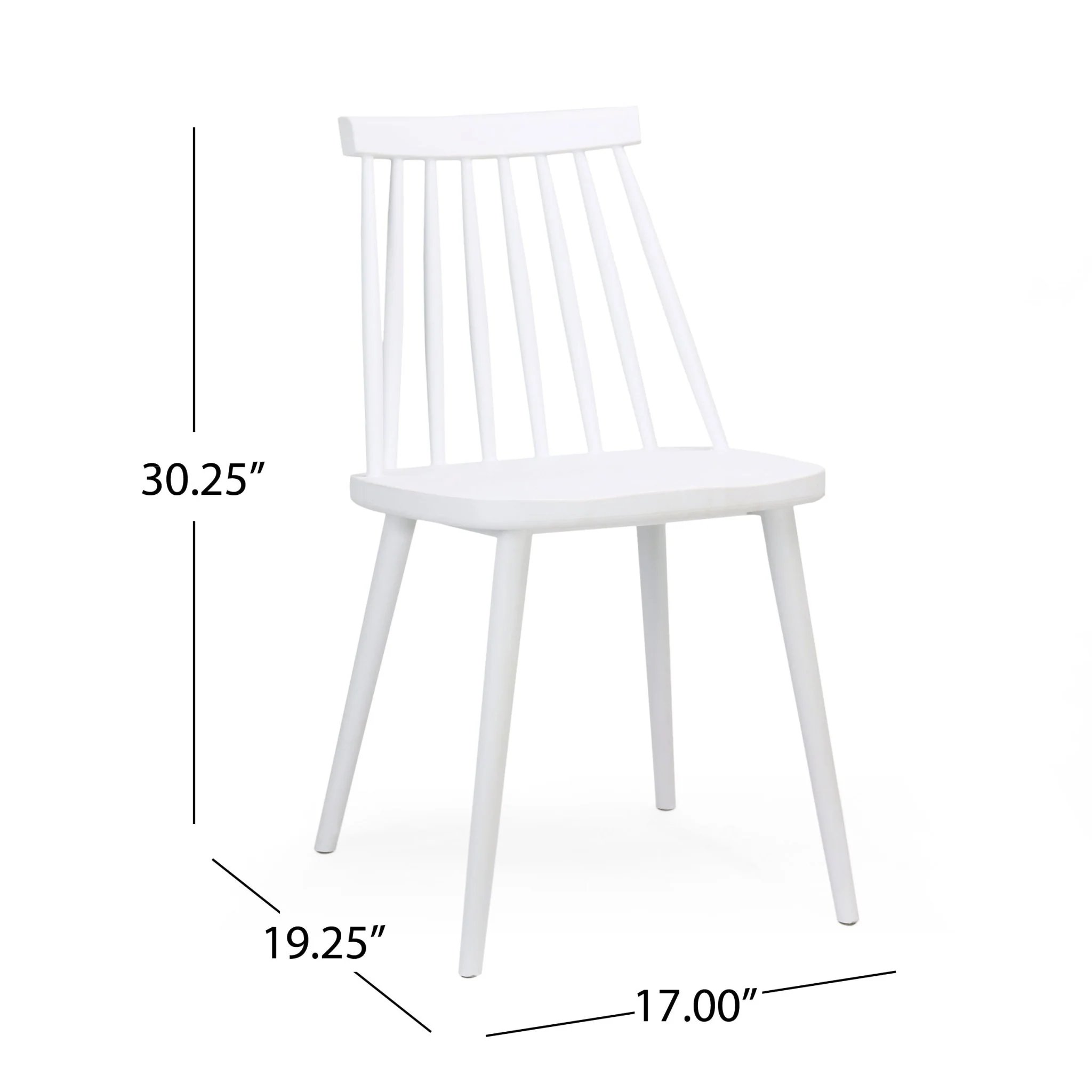 Rain 17" Dining Chair with Spindle Back, Set of 2 - Image 10