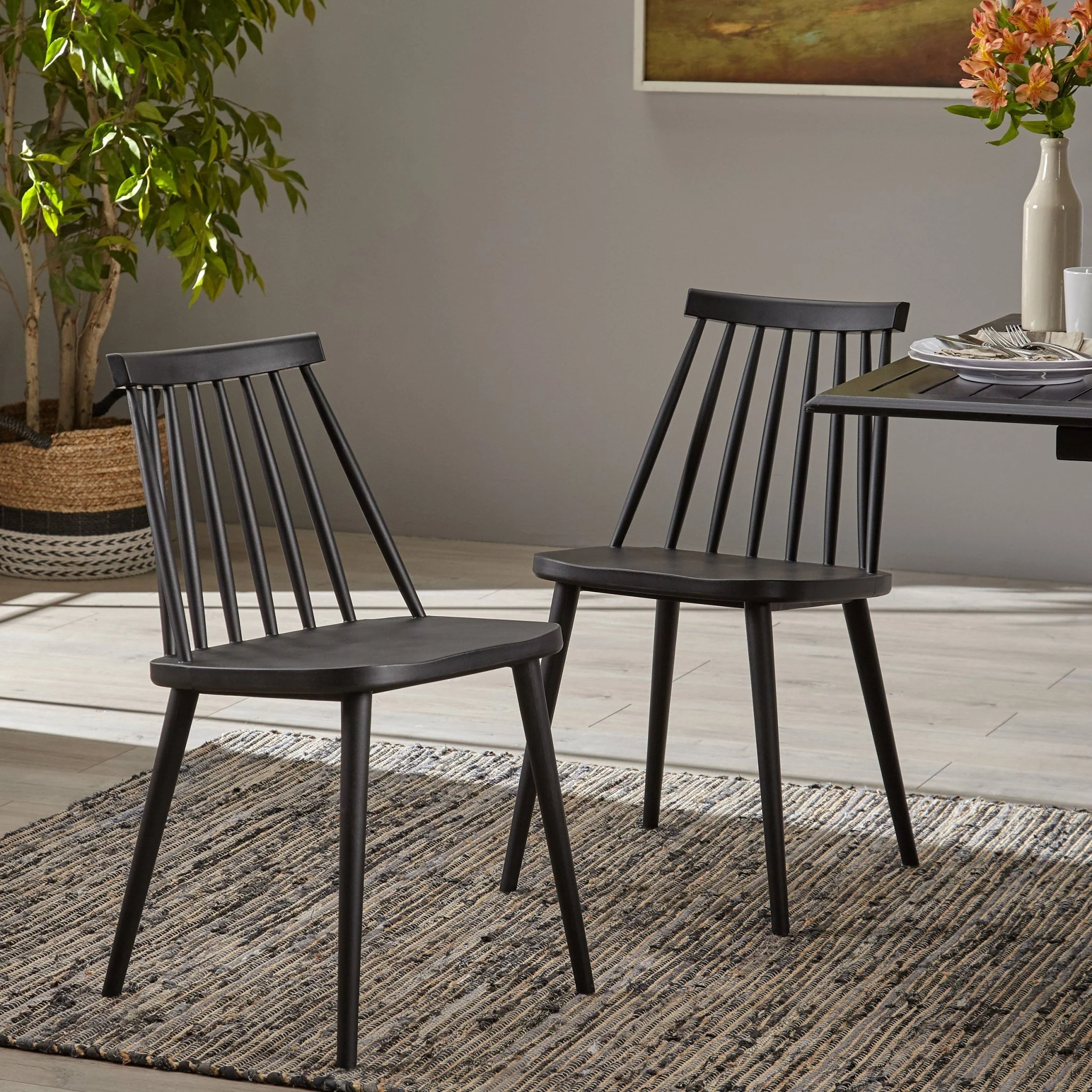 Rain 17" Dining Chair with Spindle Back, Set of 2 - Image 18